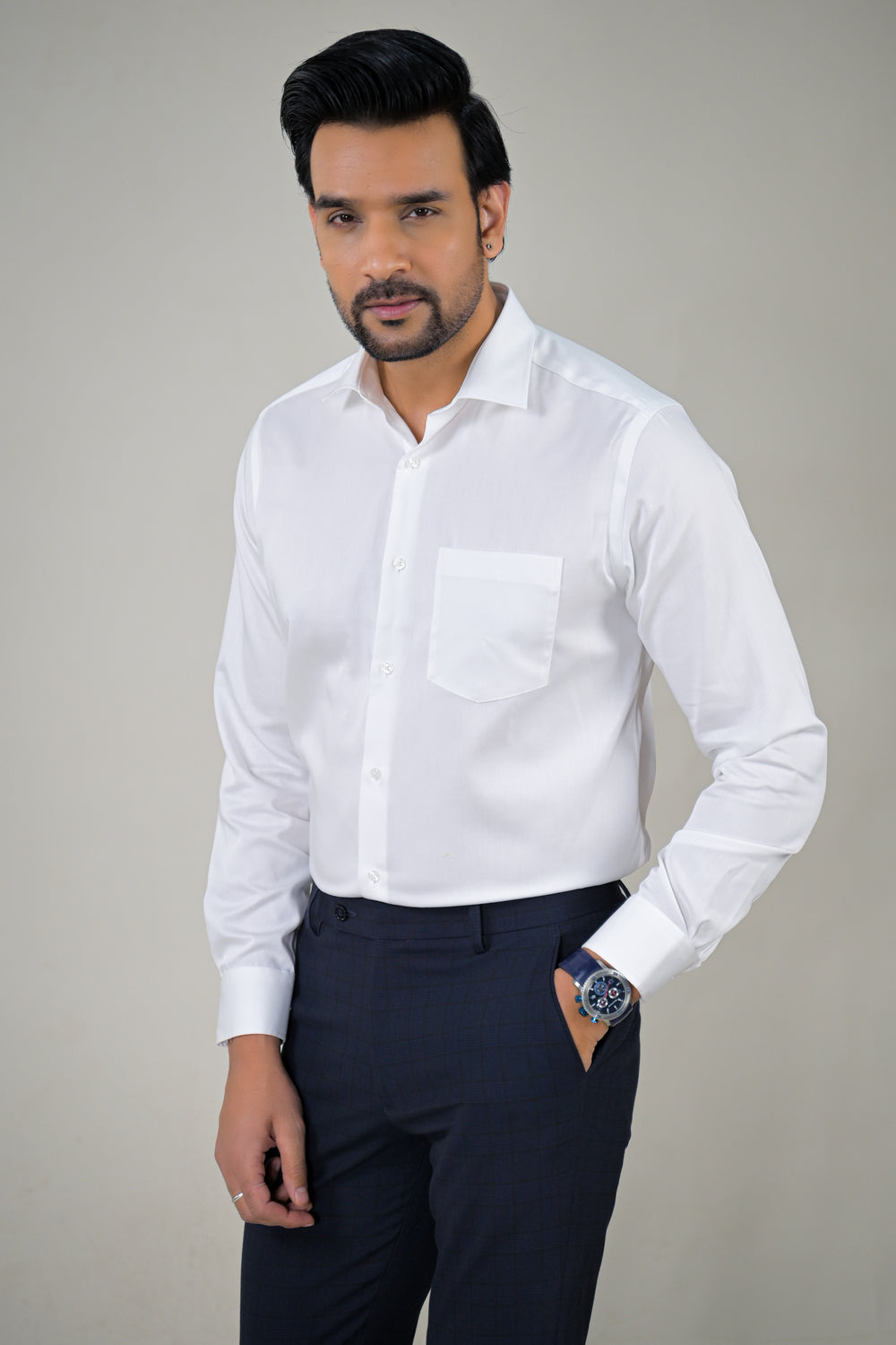Park Avenue Solid Mens Formal Shirt