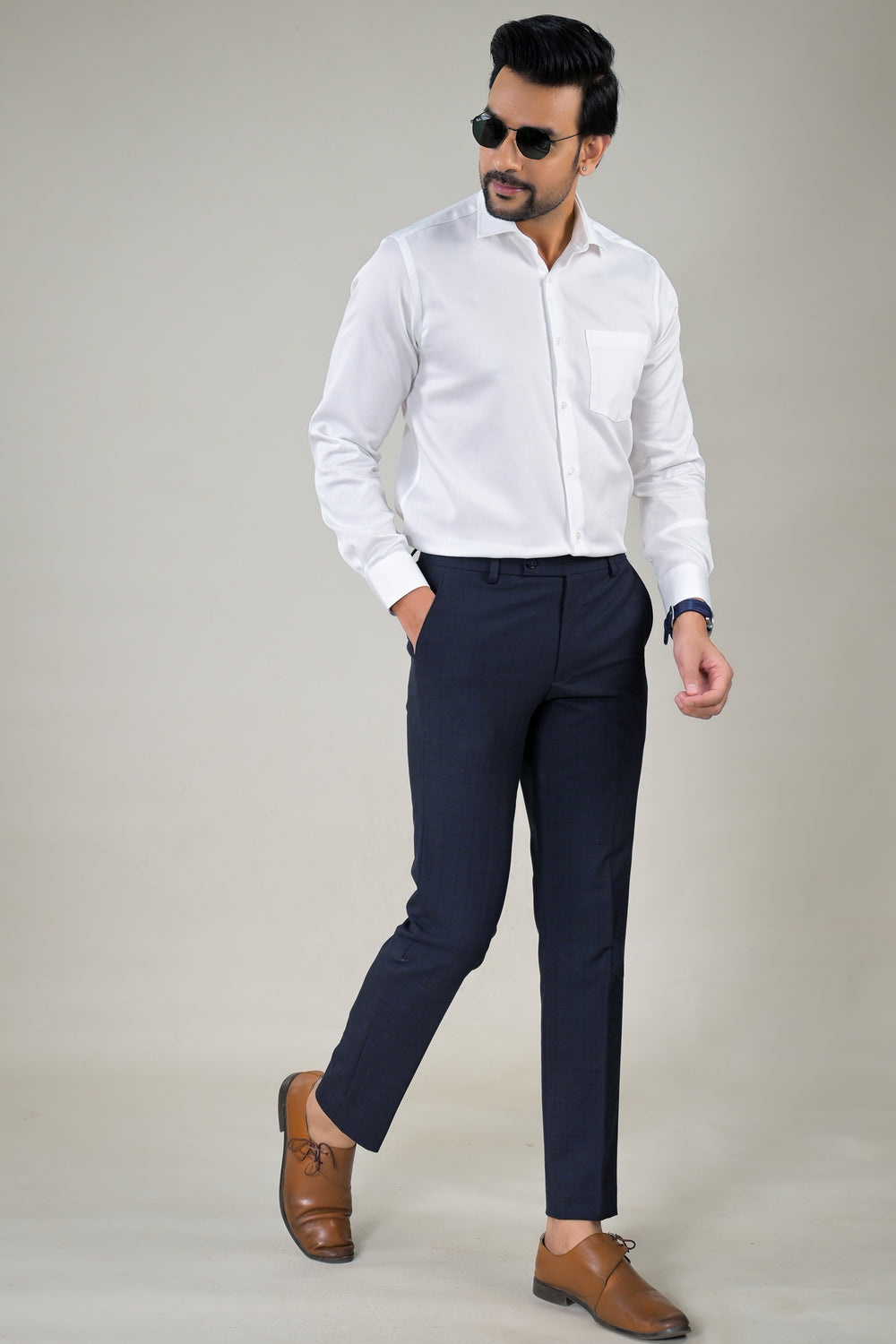 Park Avenue Solid Mens Formal Shirt