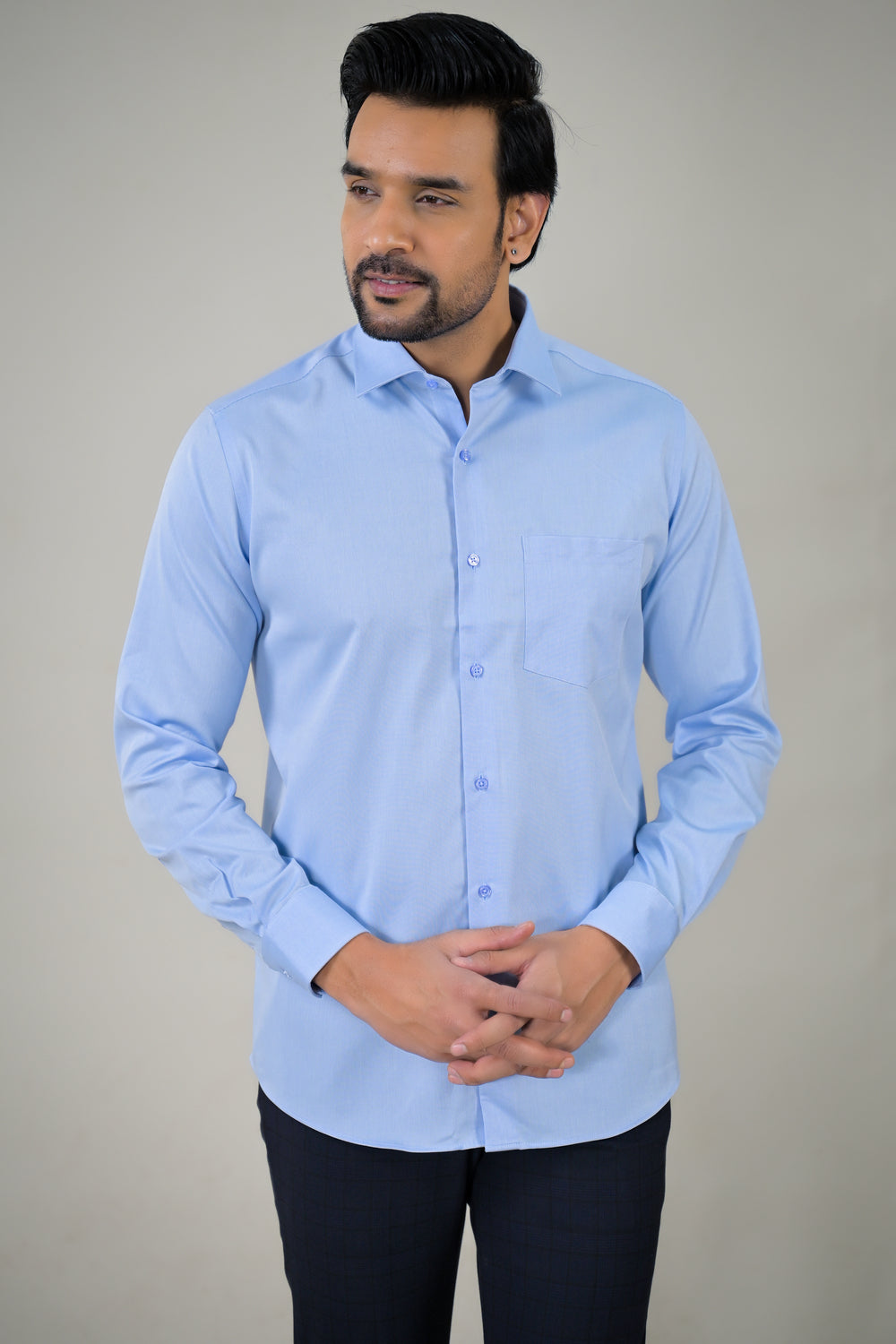 Park Avenue Mens Textured  Formal Shirt