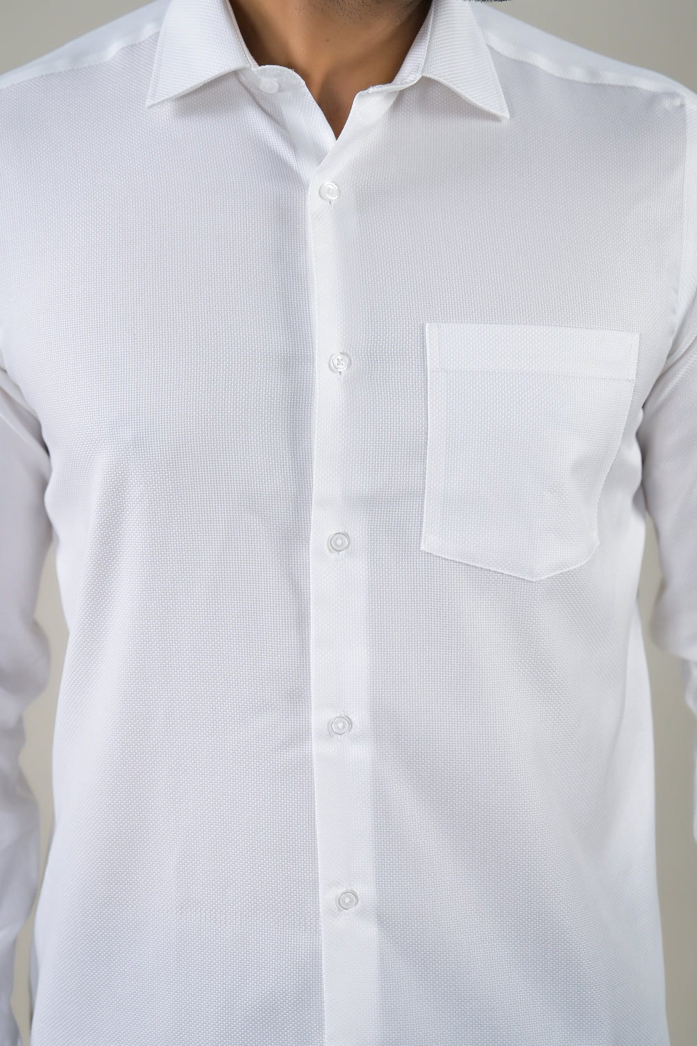 Park Avenue Mens White Classic Formal Shirt