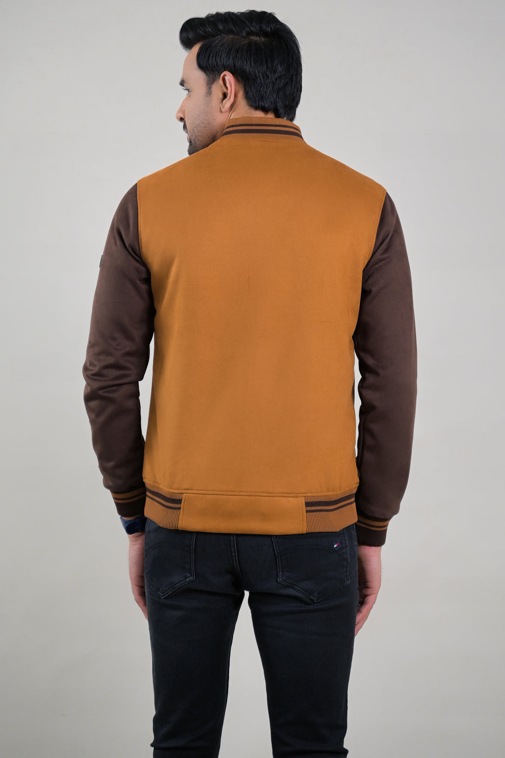 Soul Armor Varsity Style Full Sleeve Snap Button Jacket
