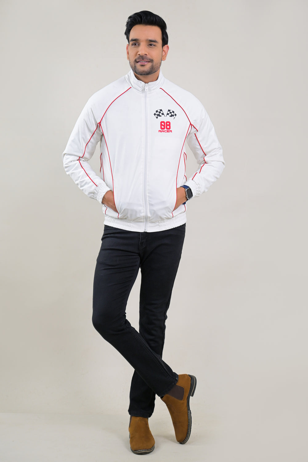 Soul Armor Racing Theme Full Sleeve Track Jacket