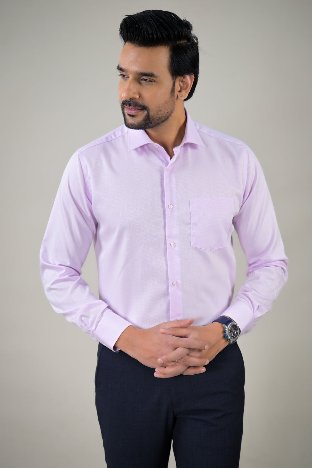 Park Avenue Mens Subtle Textured Formal Shirt