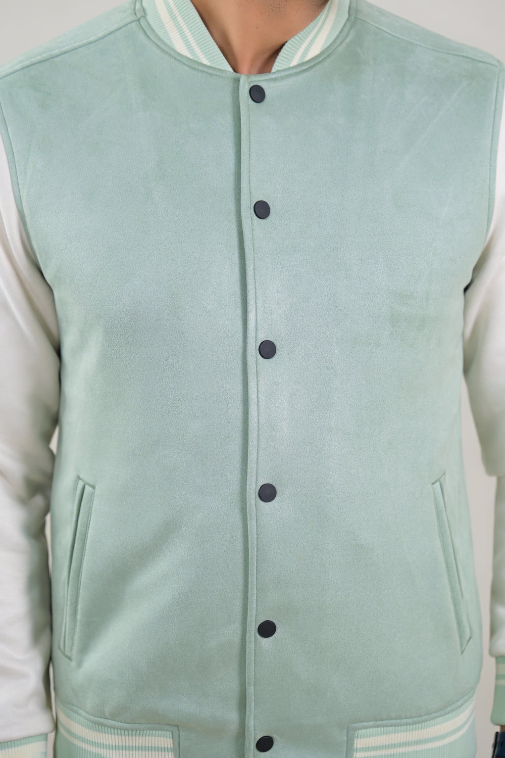 Soul Armor Varsity Style Full Sleeve Snap Button Jacket