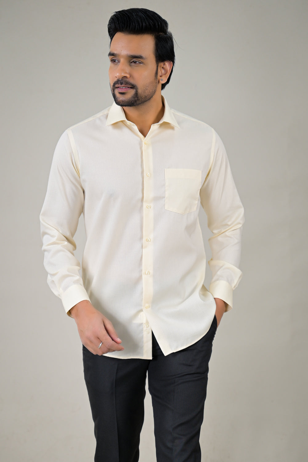 Park Avenue  Mens Plain Formal Office Wear Shirt