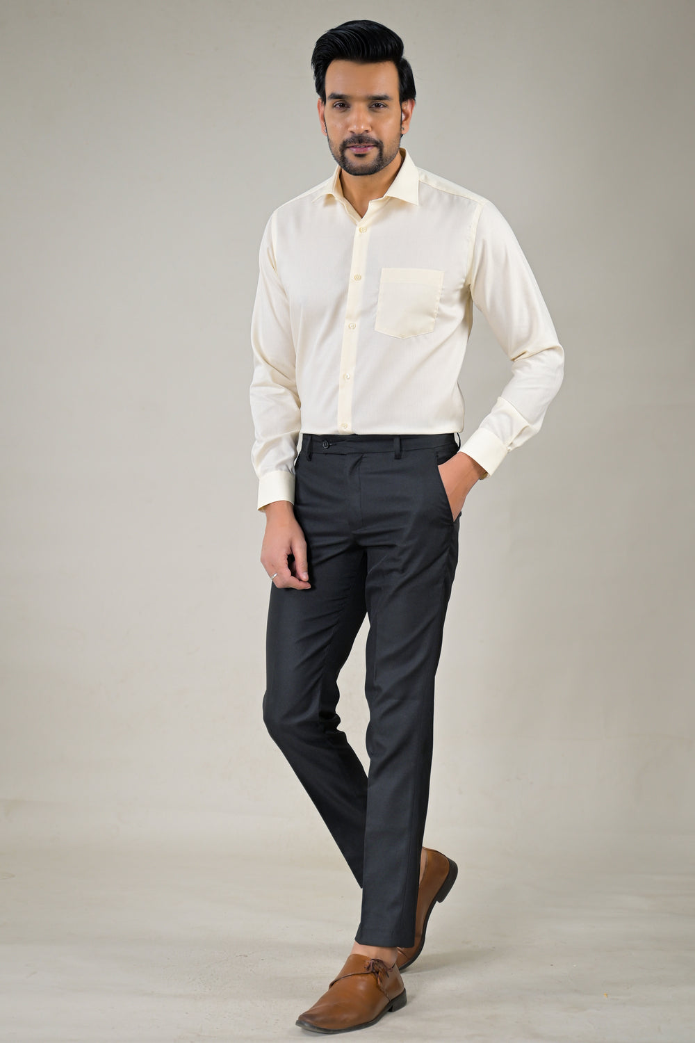 Park Avenue  Mens Plain Formal Office Wear Shirt