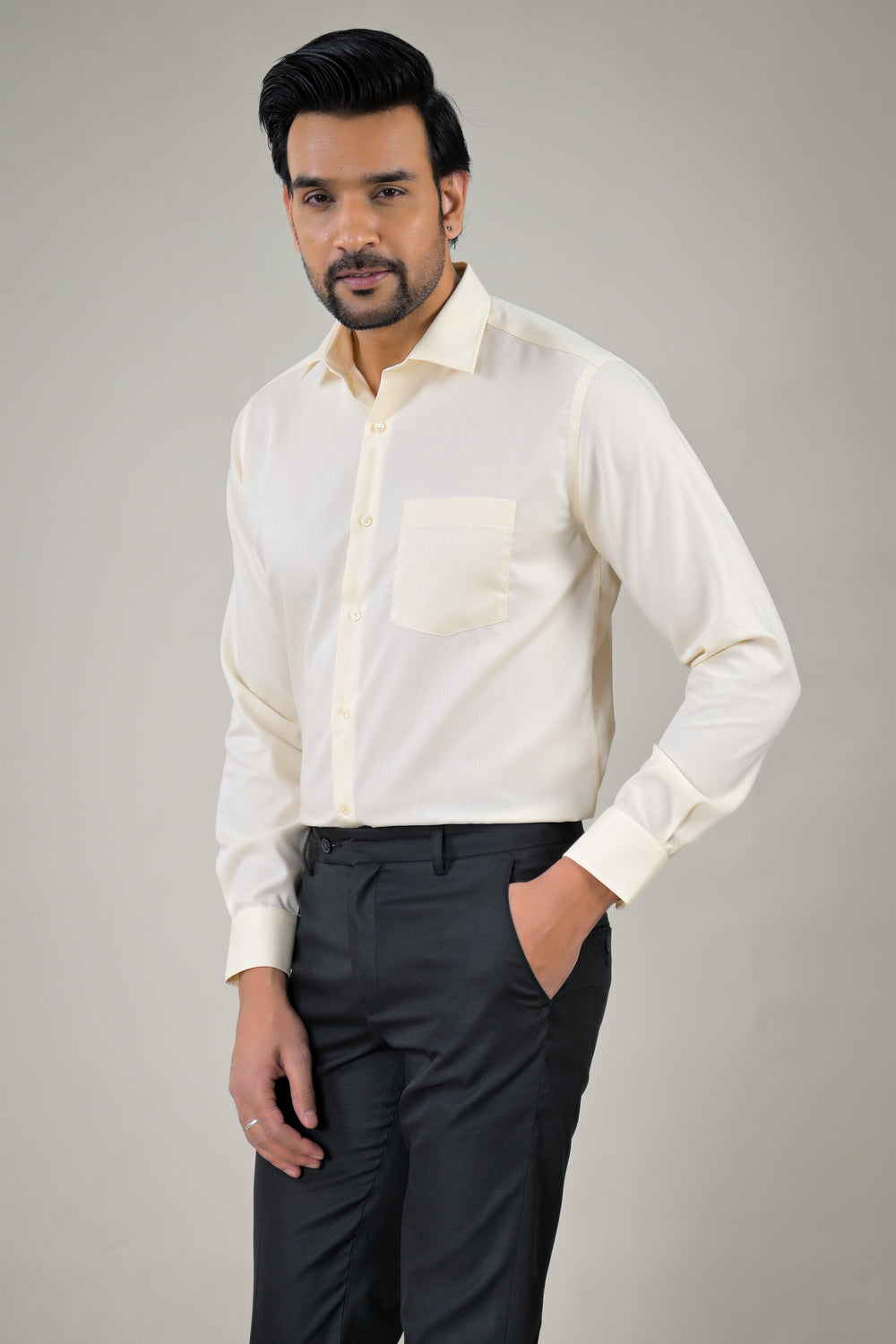 Park Avenue  Mens Plain Formal Office Wear Shirt