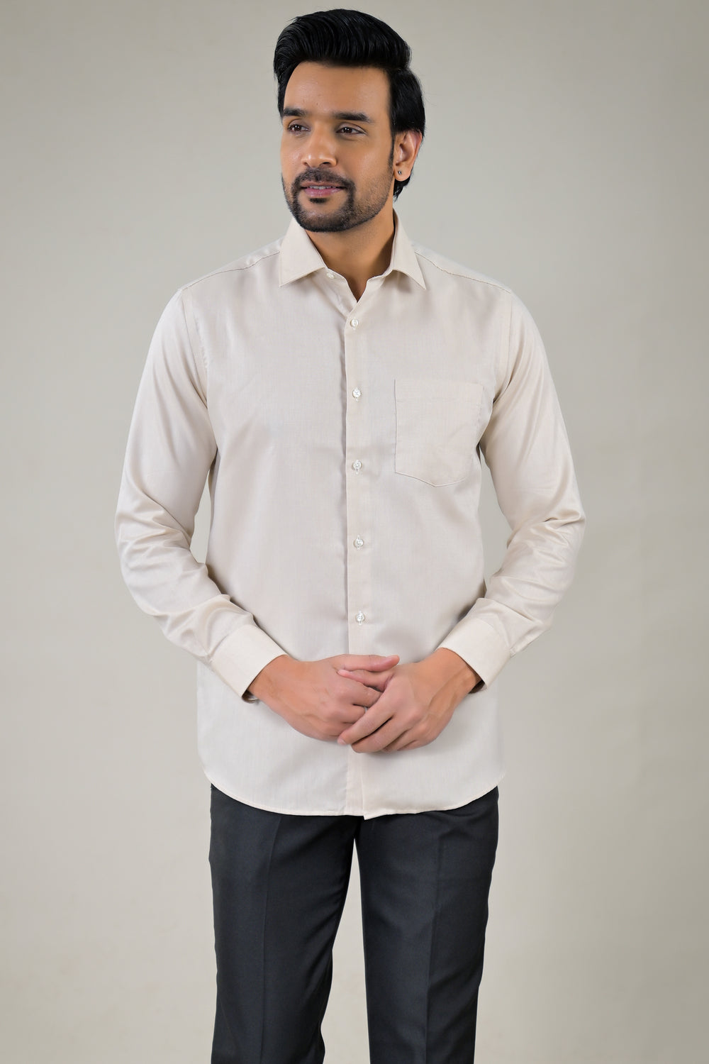Park Avenue  Elegant Textured Formal Shirt