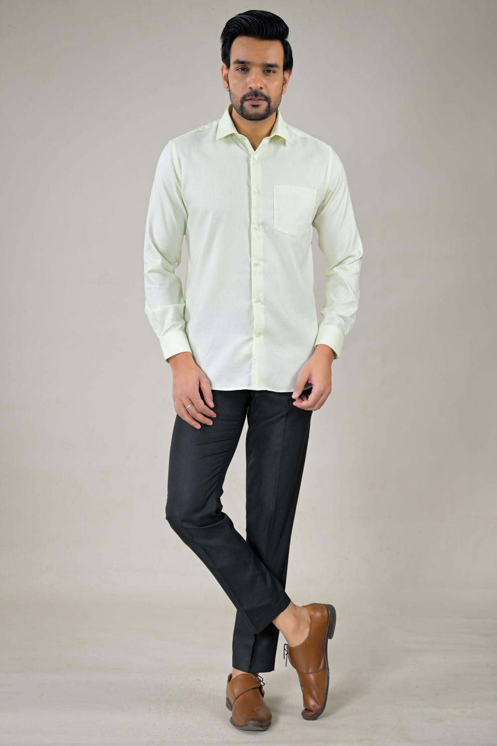 Park Avenue Mens Textured Formal Shirt