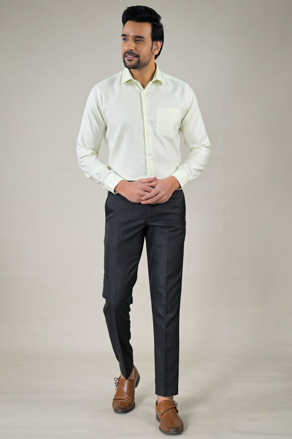 Park Avenue Mens Textured Formal Shirt