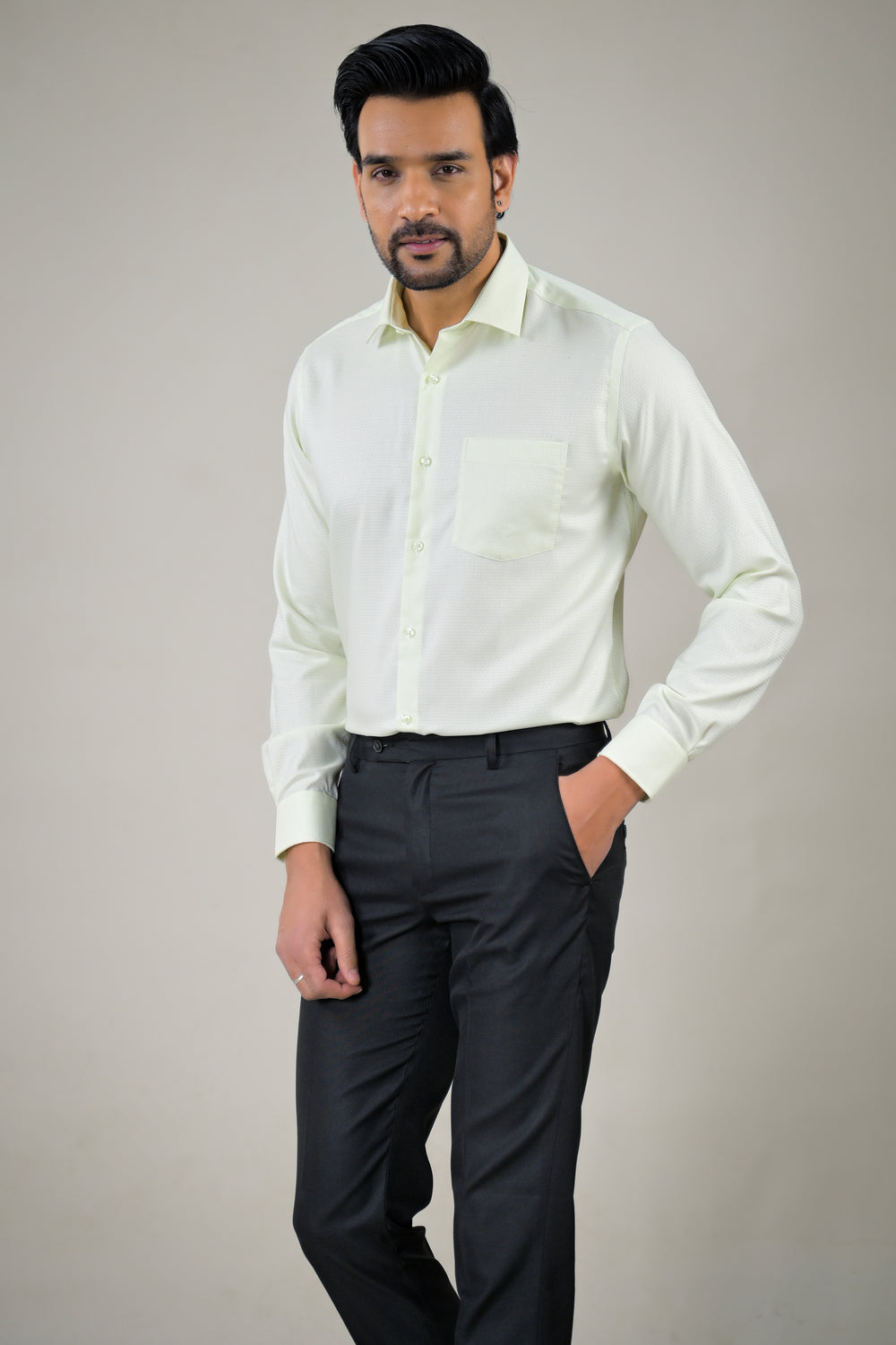 Park Avenue Mens Textured Formal Shirt
