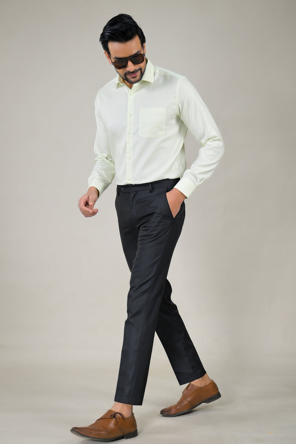 Park Avenue Mens Textured Formal Shirt