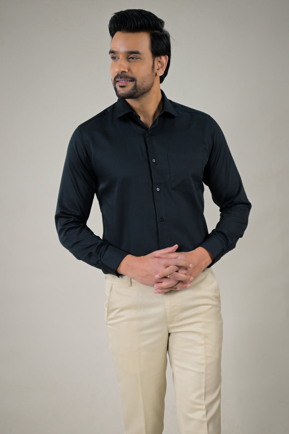 Park Avenue Solid Mens Formal Shirt