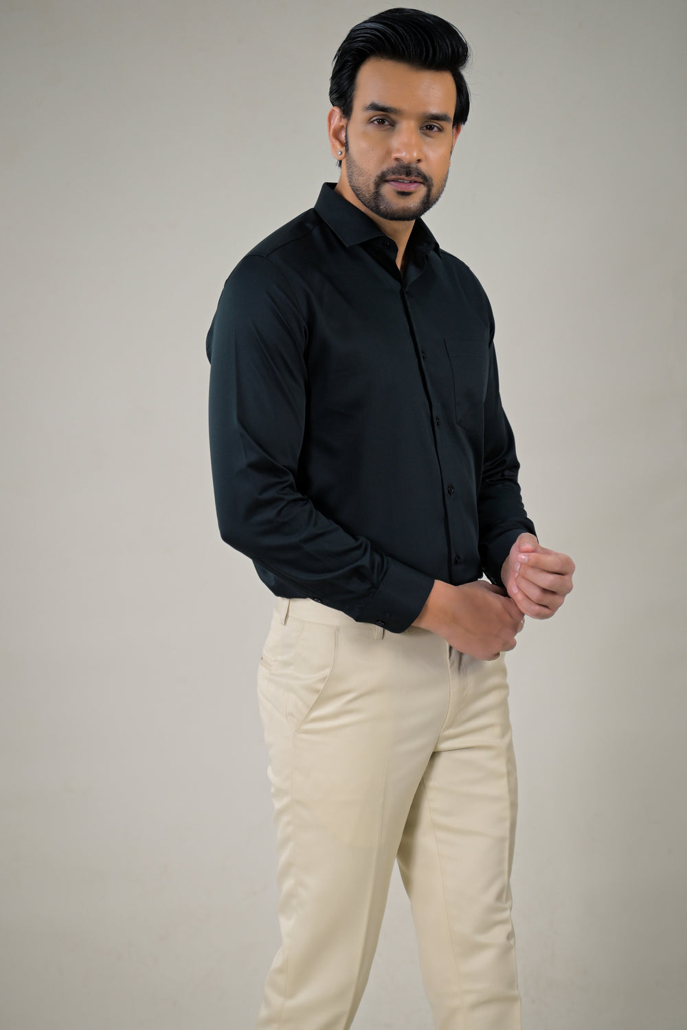 Park Avenue Solid Mens Formal Shirt