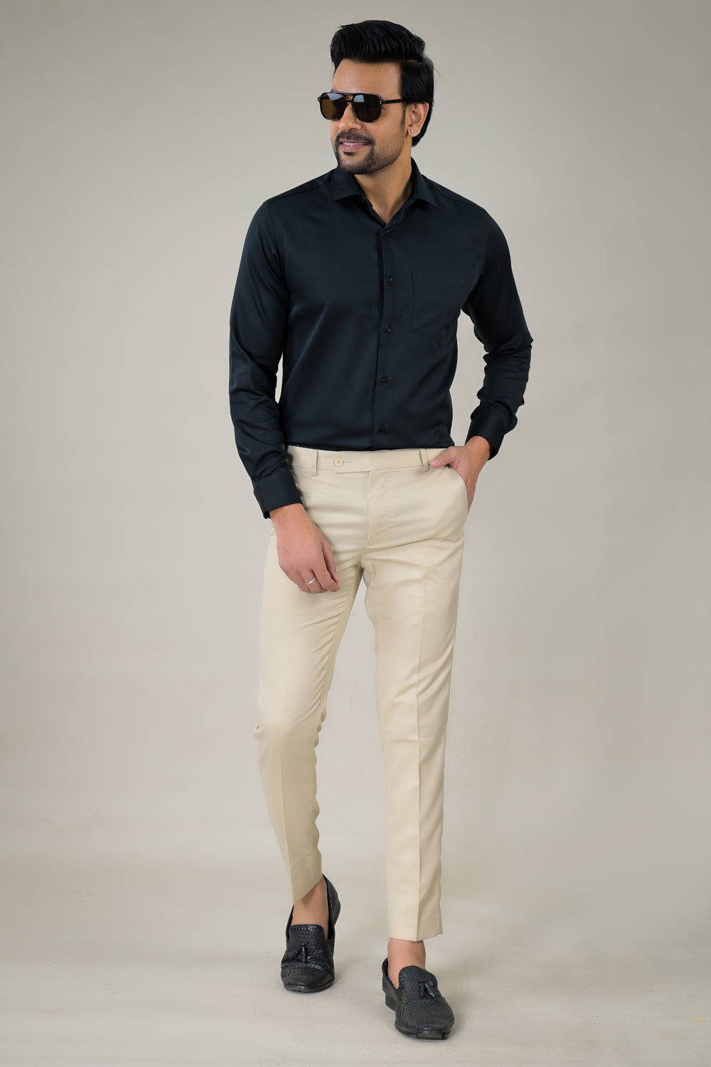 Park Avenue Solid Mens Formal Shirt