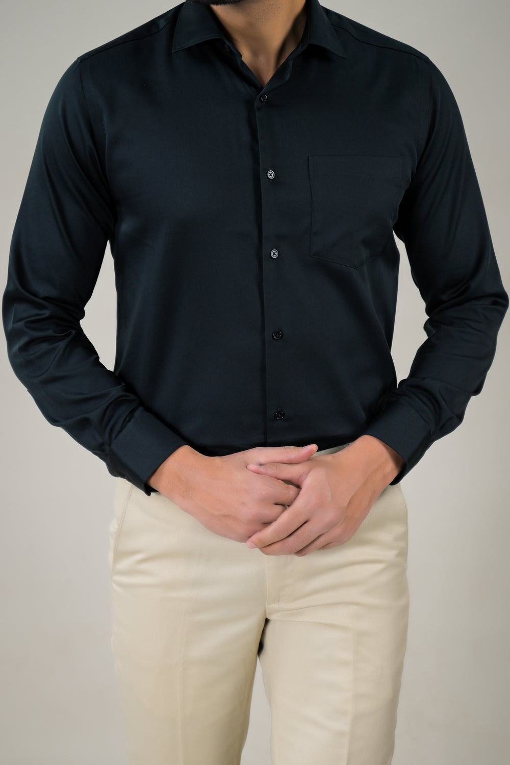 Park Avenue Solid Mens Formal Shirt