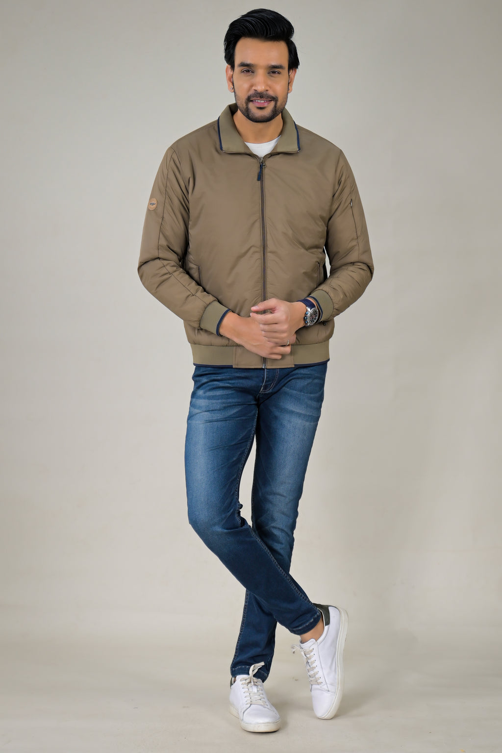 Color-Plus Sleek & Lightweight Casual Jackets Everyday Stand-Collar Jackets The Essential Transitional Jacket