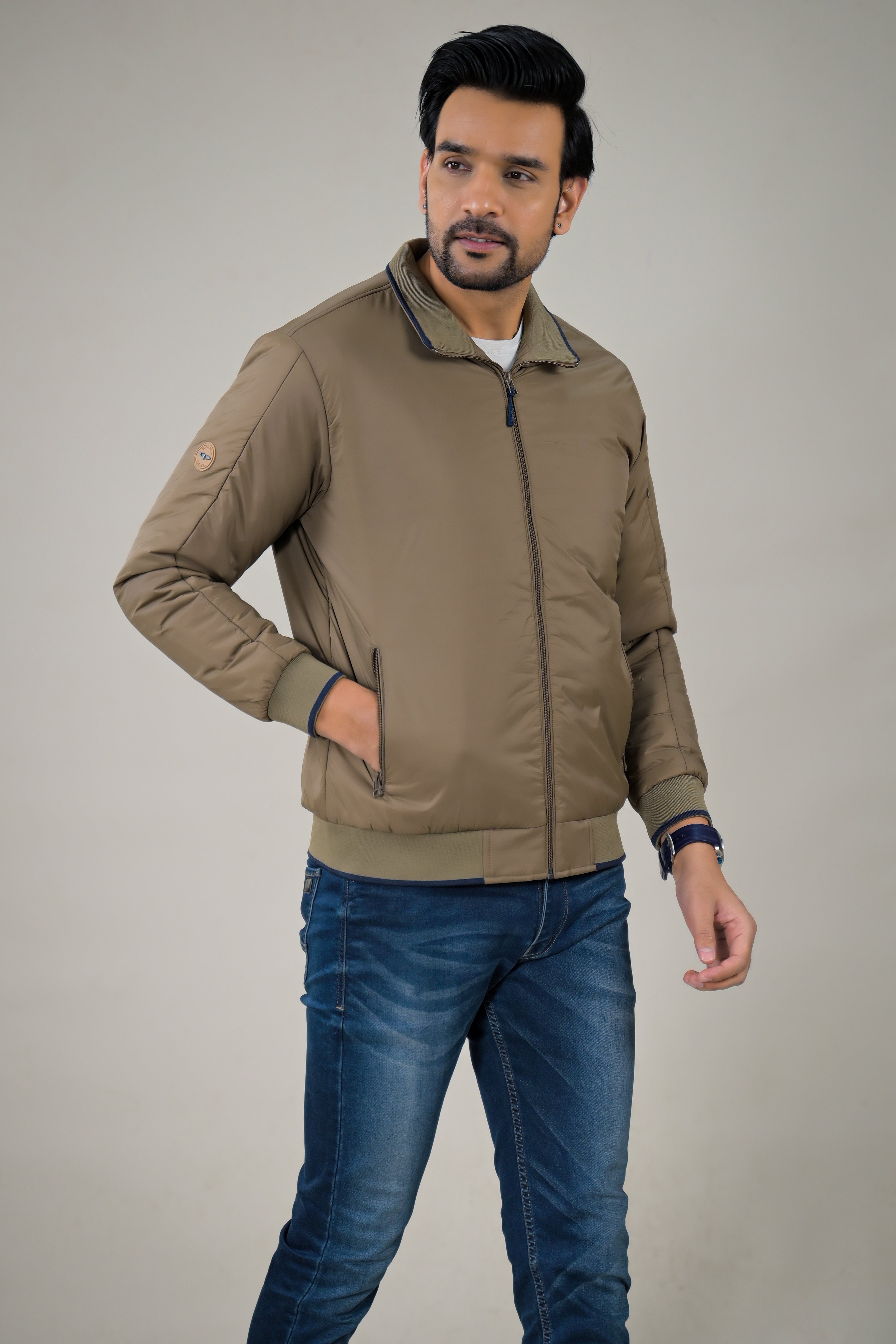 Color-Plus Sleek & Lightweight Casual Jackets Everyday Stand-Collar Jackets The Essential Transitional Jacket