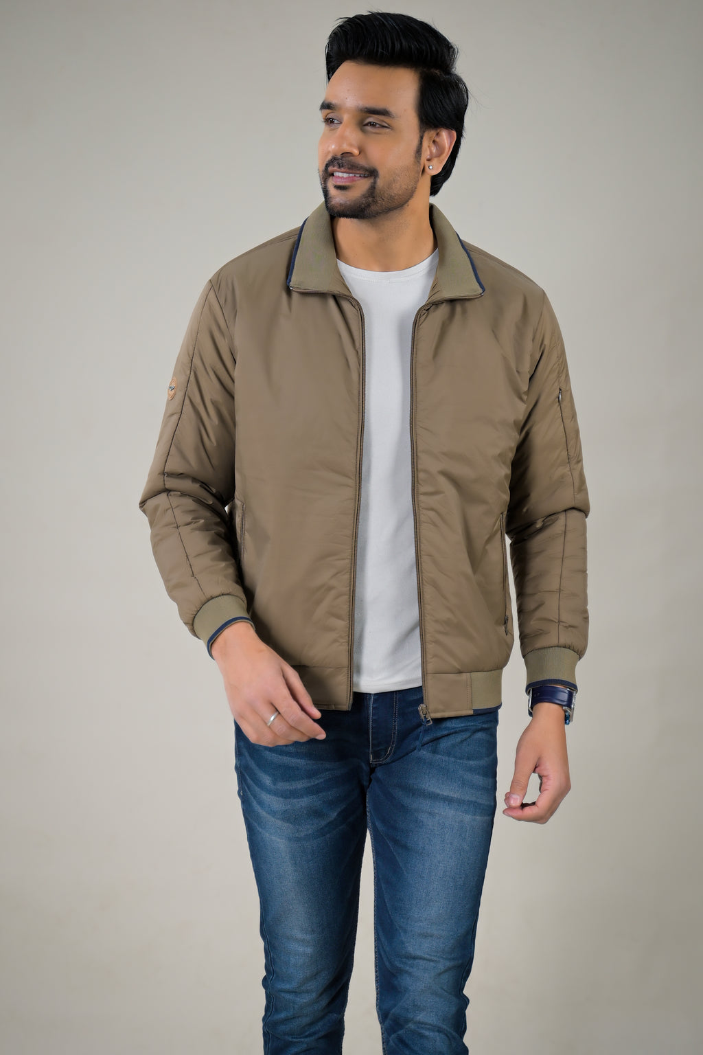 Color-Plus Sleek & Lightweight Casual Jackets Everyday Stand-Collar Jackets The Essential Transitional Jacket