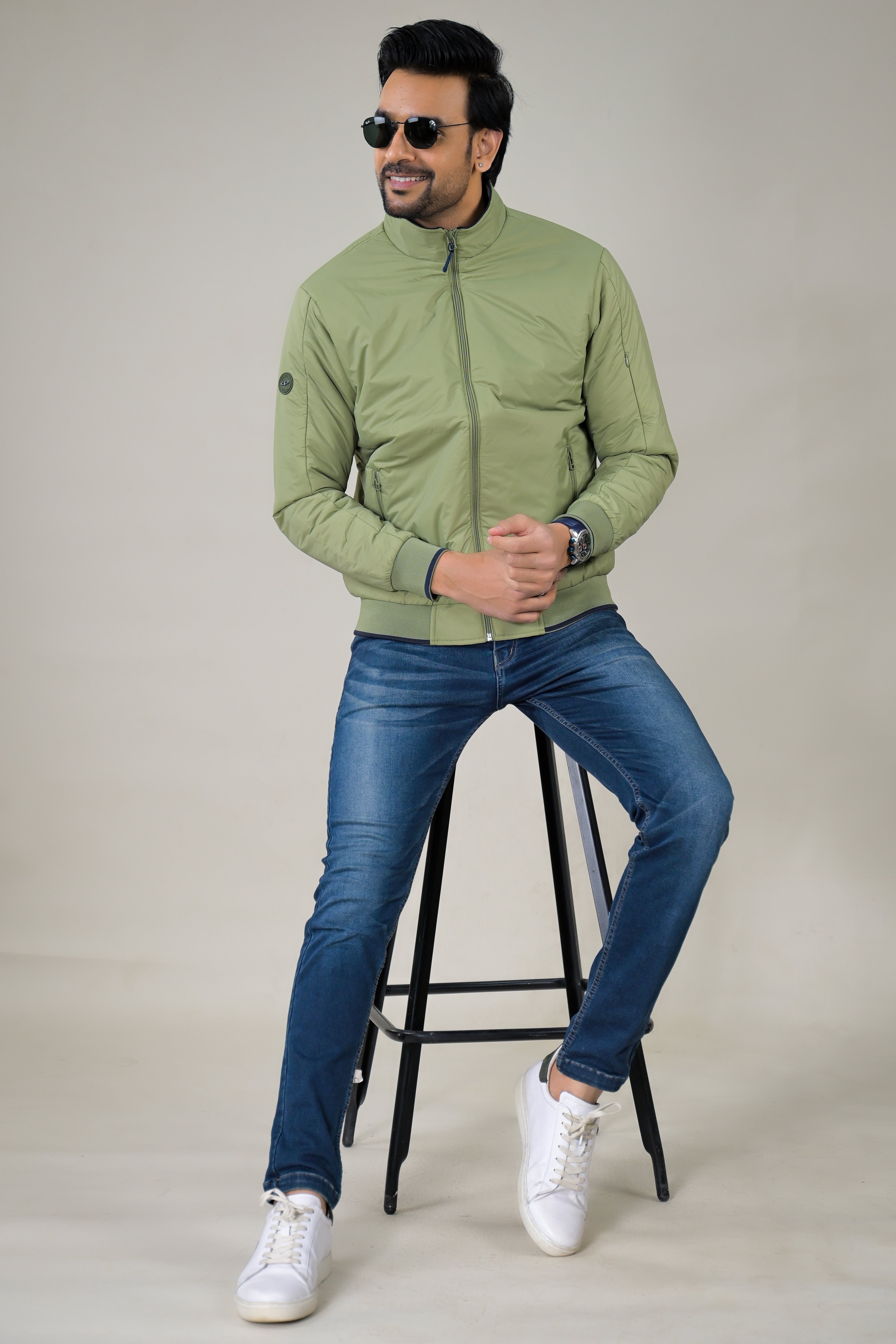 Color-Plus Sleek & Lightweight Casual Jackets Everyday Stand-Collar Jackets The Essential Transitional Jacket