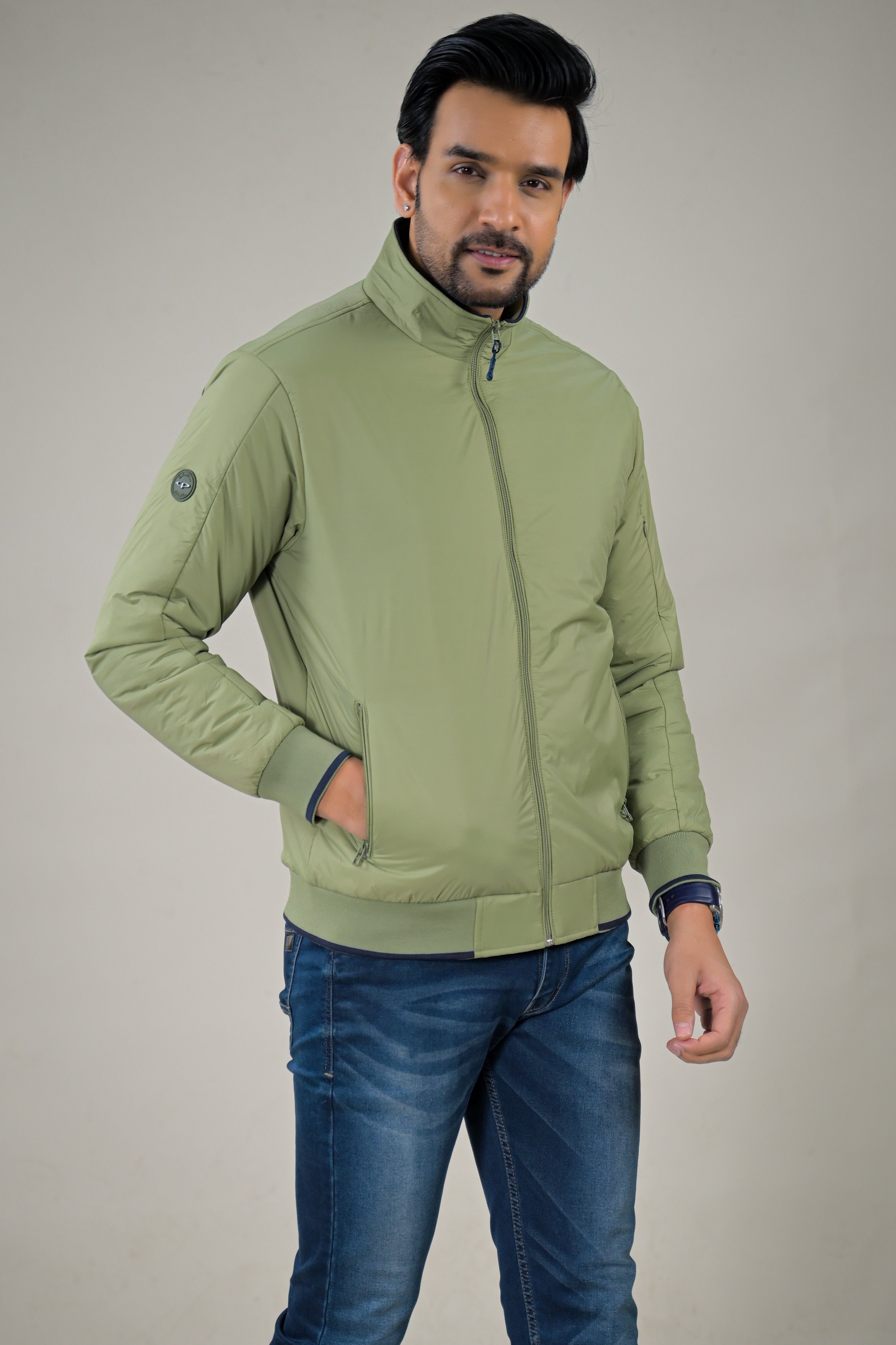 Color-Plus Sleek & Lightweight Casual Jackets Everyday Stand-Collar Jackets The Essential Transitional Jacket