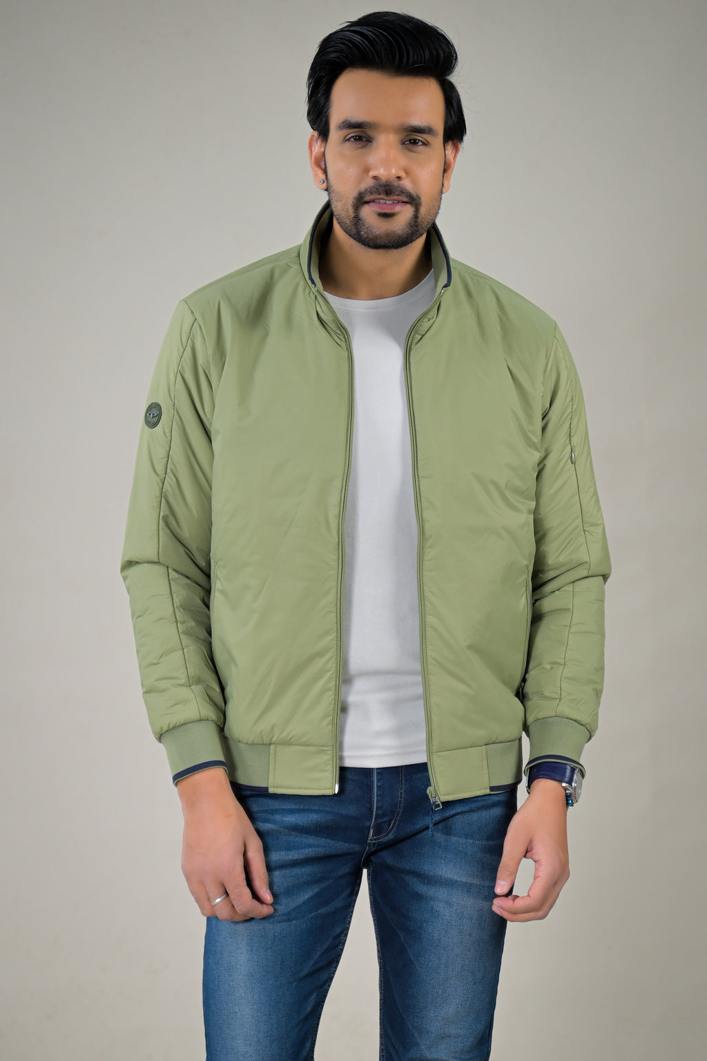 Color-Plus Sleek & Lightweight Casual Jackets Everyday Stand-Collar Jackets The Essential Transitional Jacket