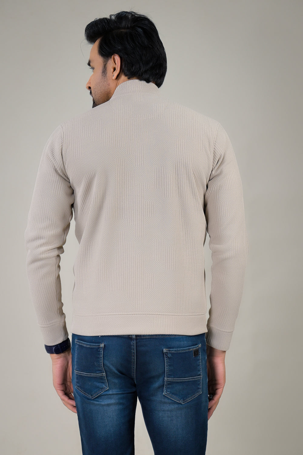 Park- Avenue Men's Textured Knit Full-Zip Sweatshirt.
