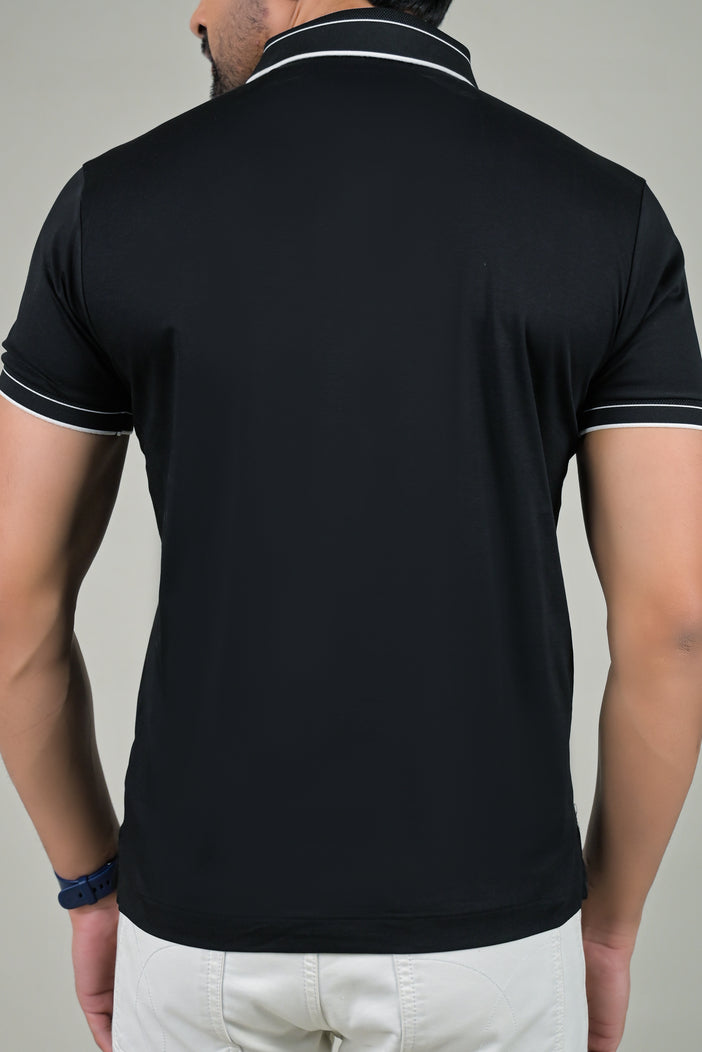 US Polo Mens Solid Half Sleeve Polo T-Shirt