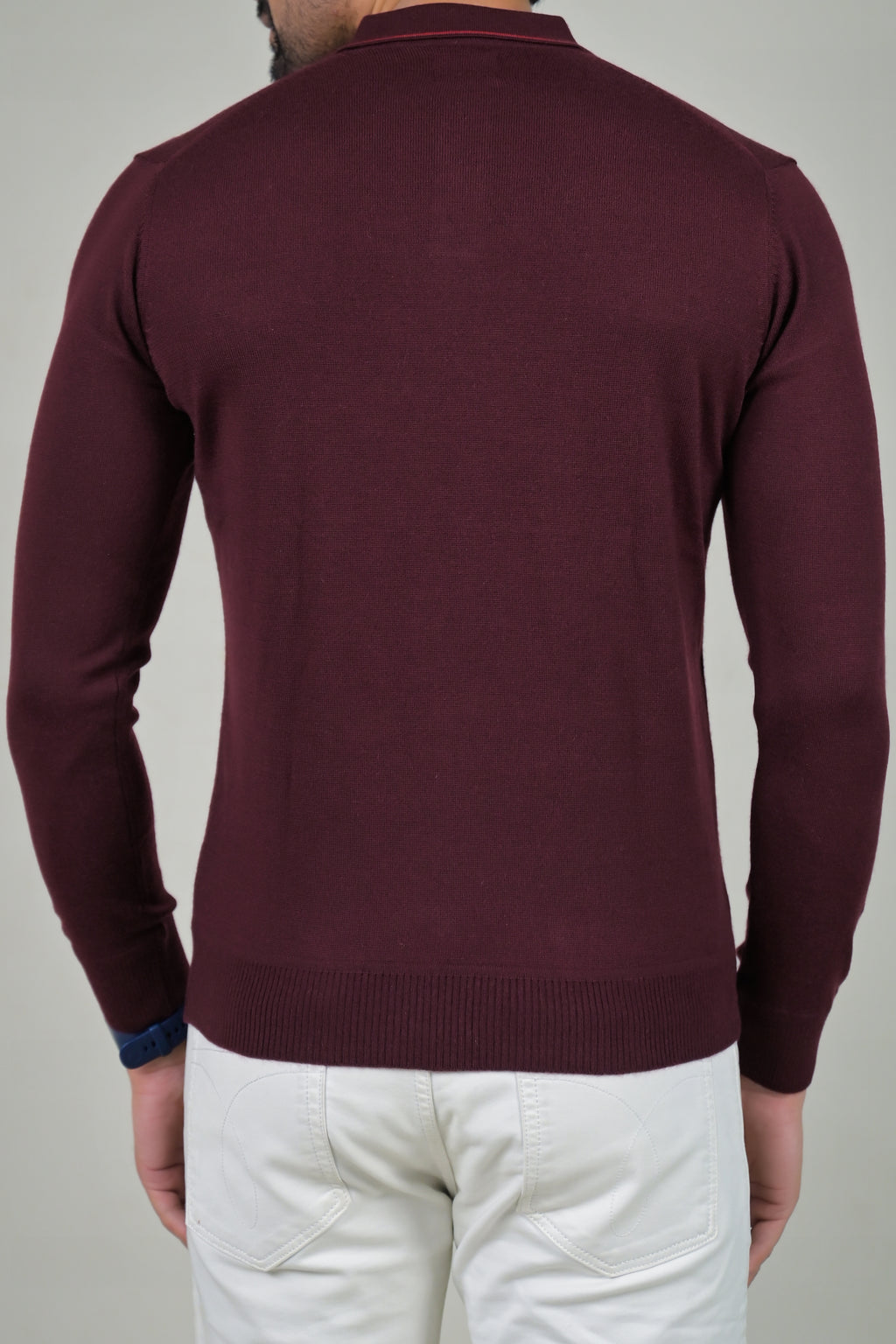Raymond Mens Classic Textured Polo Neck Sweater