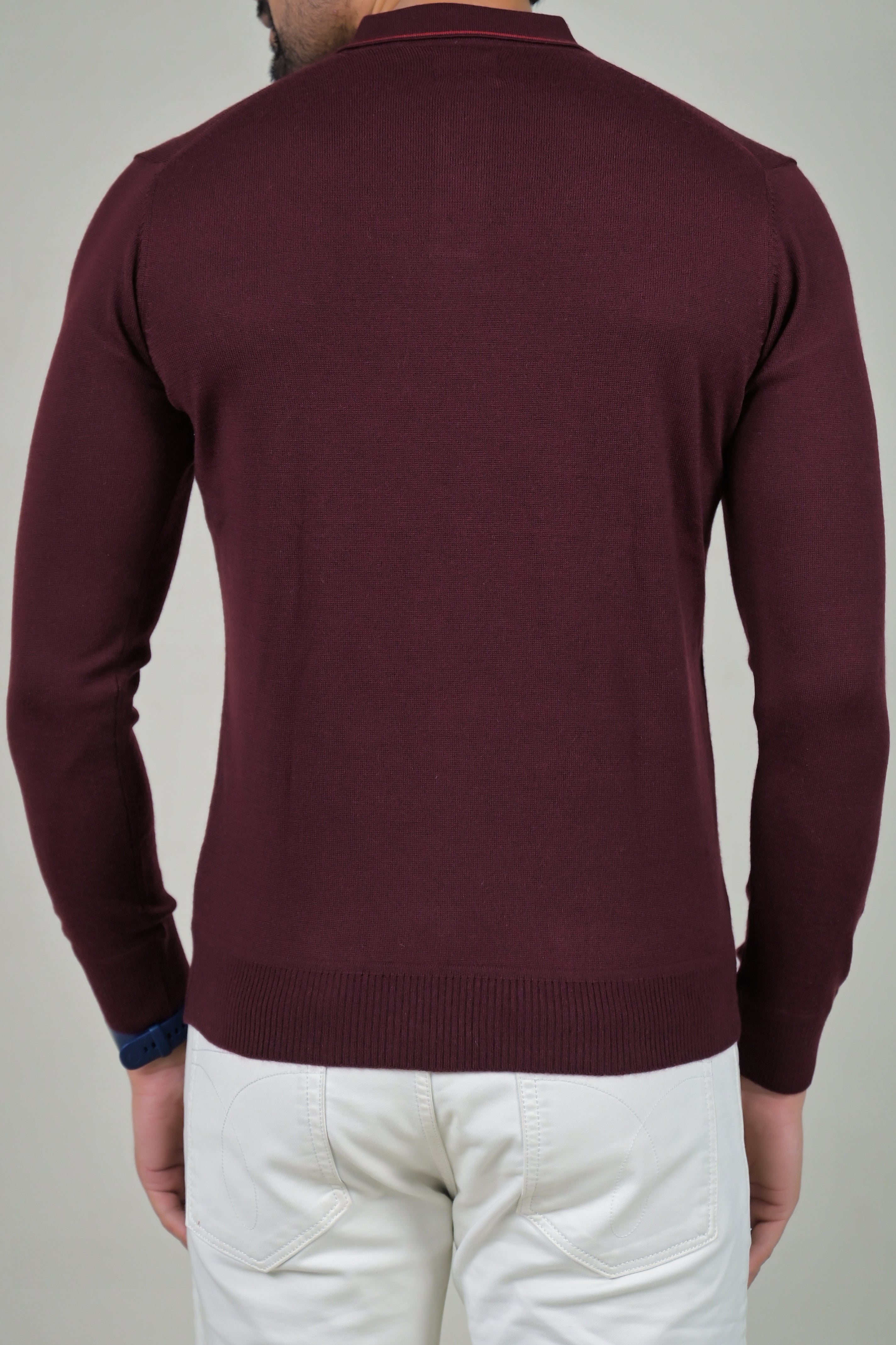 Raymond Mens Classic Textured Polo Neck Sweater