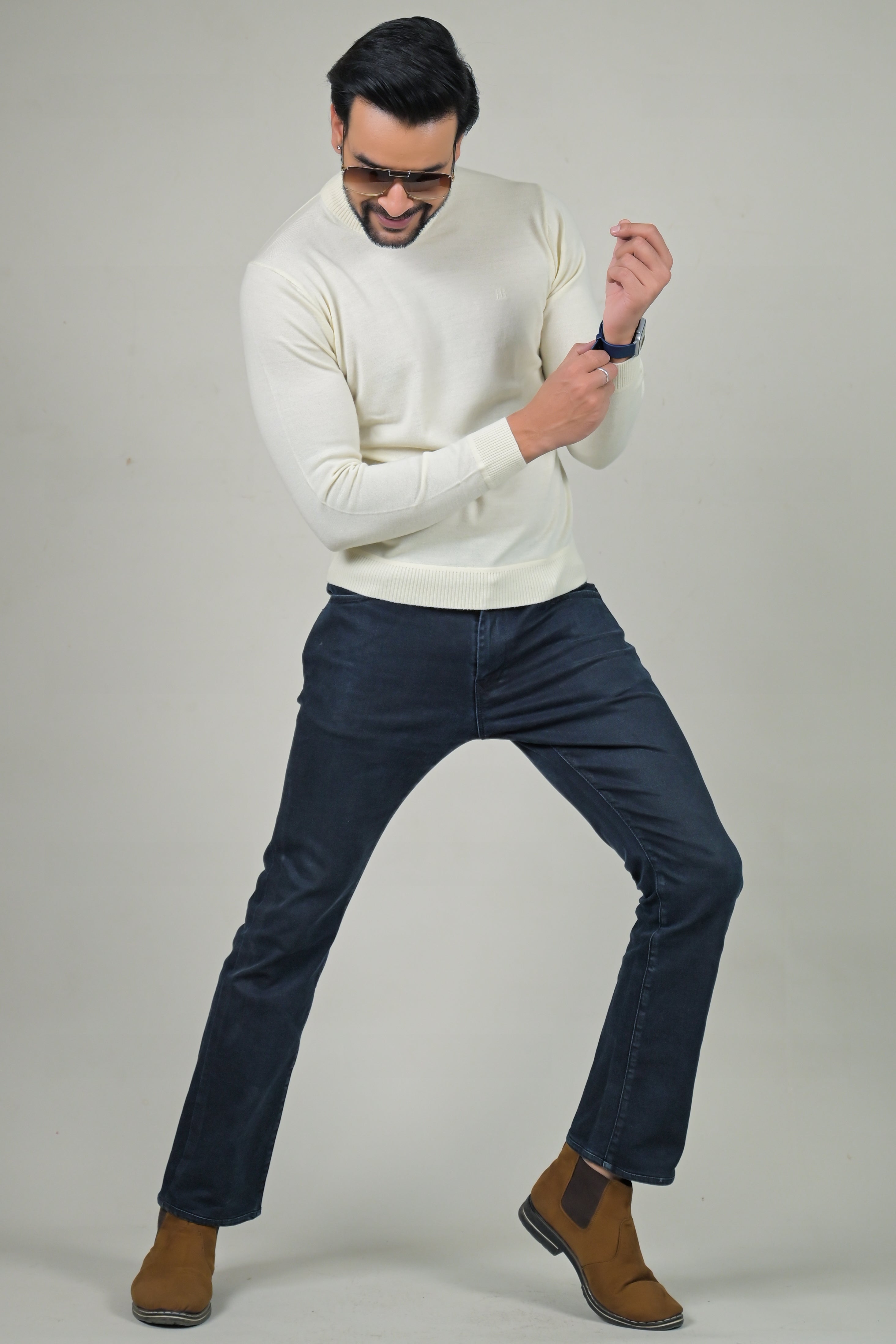 Raymond Full Sleeve Turtle Neck Pullover Sweater