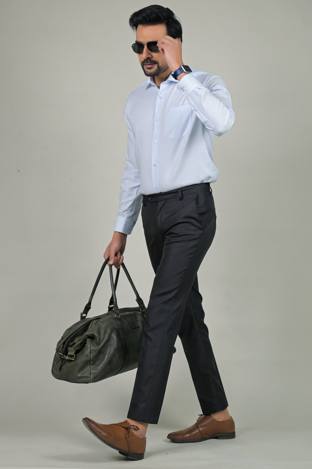 Park Avenue Mens Textured Formal Shirt