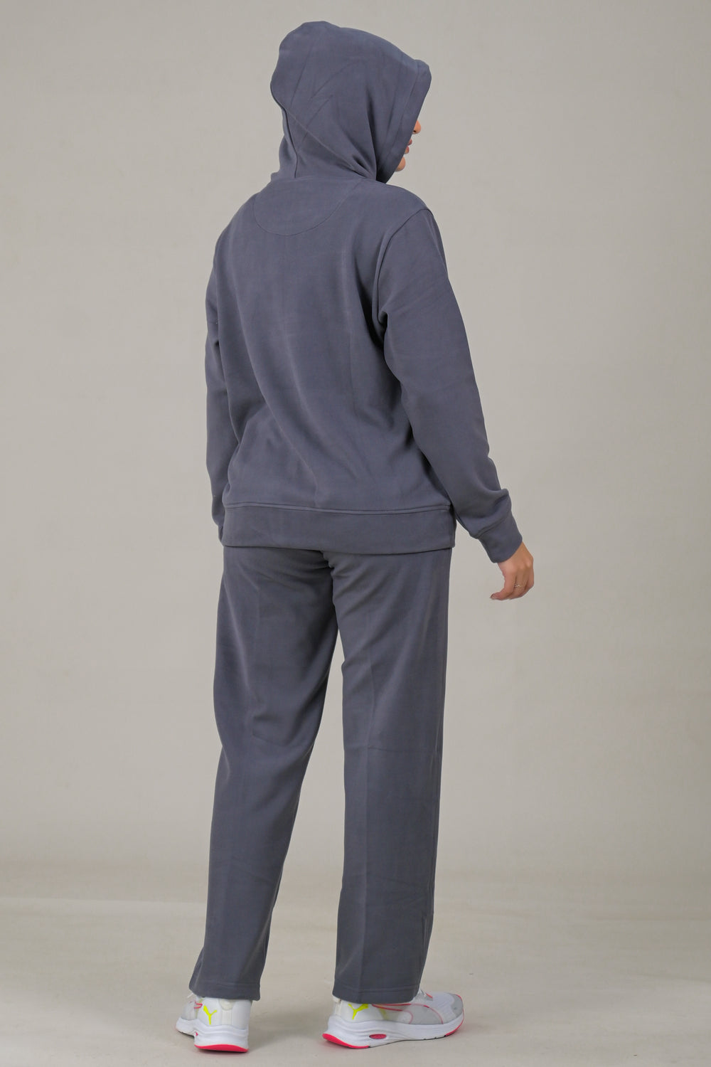 Soul Armor Solid Hoodie & Track Pant Women Co-Ord Sets