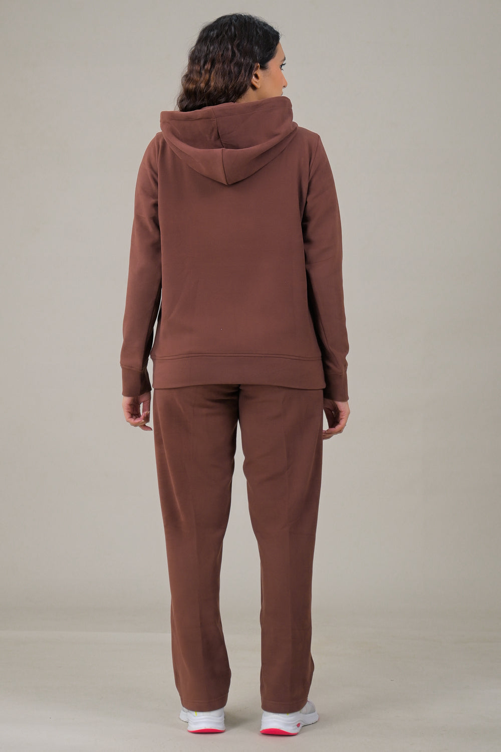 Soul Armor Solid Hoodie & Track Pant Women Co-Ord Sets