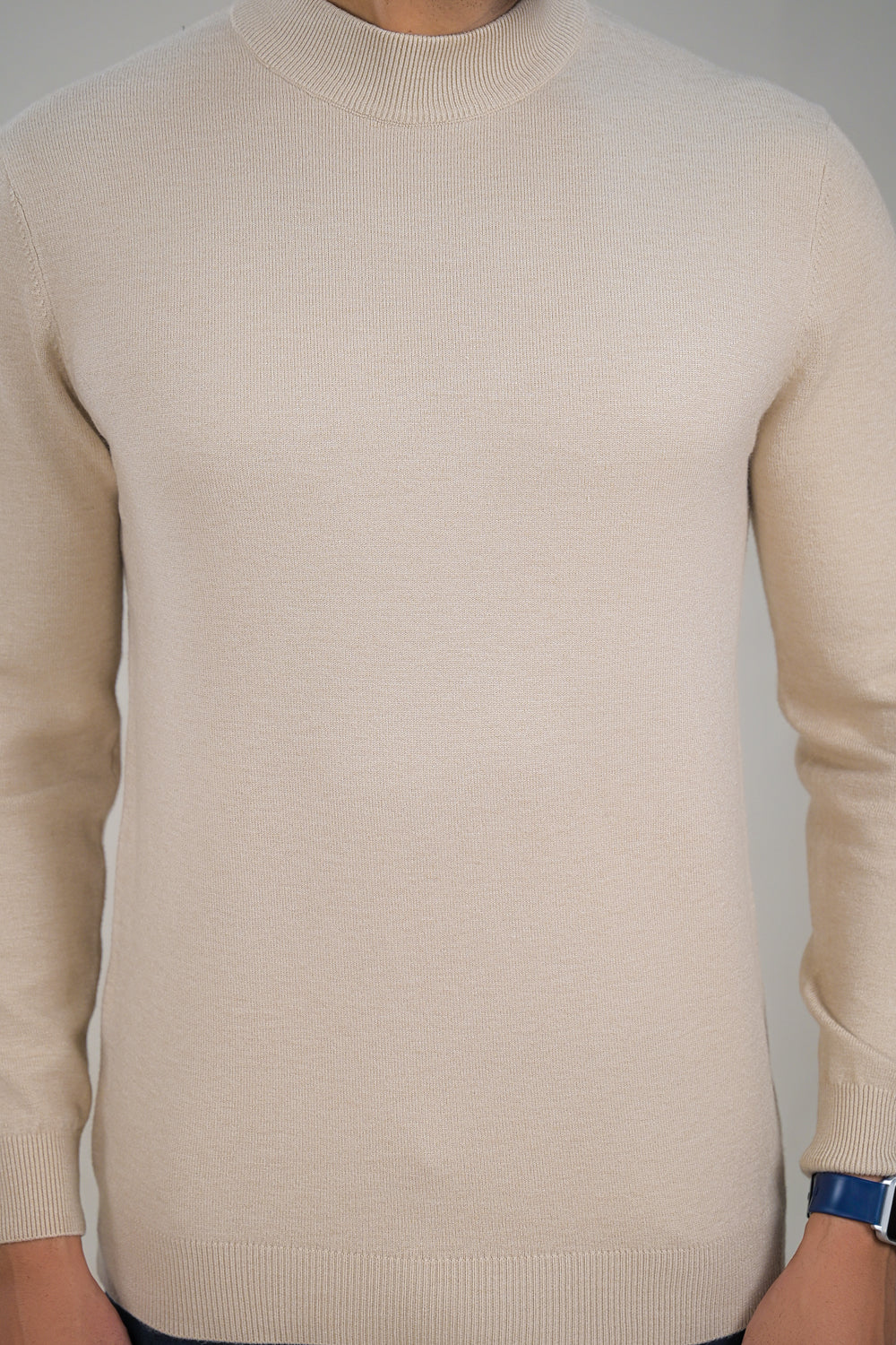 Soul Armor Classic Solid  Wool Blend Turtleneck Sweater