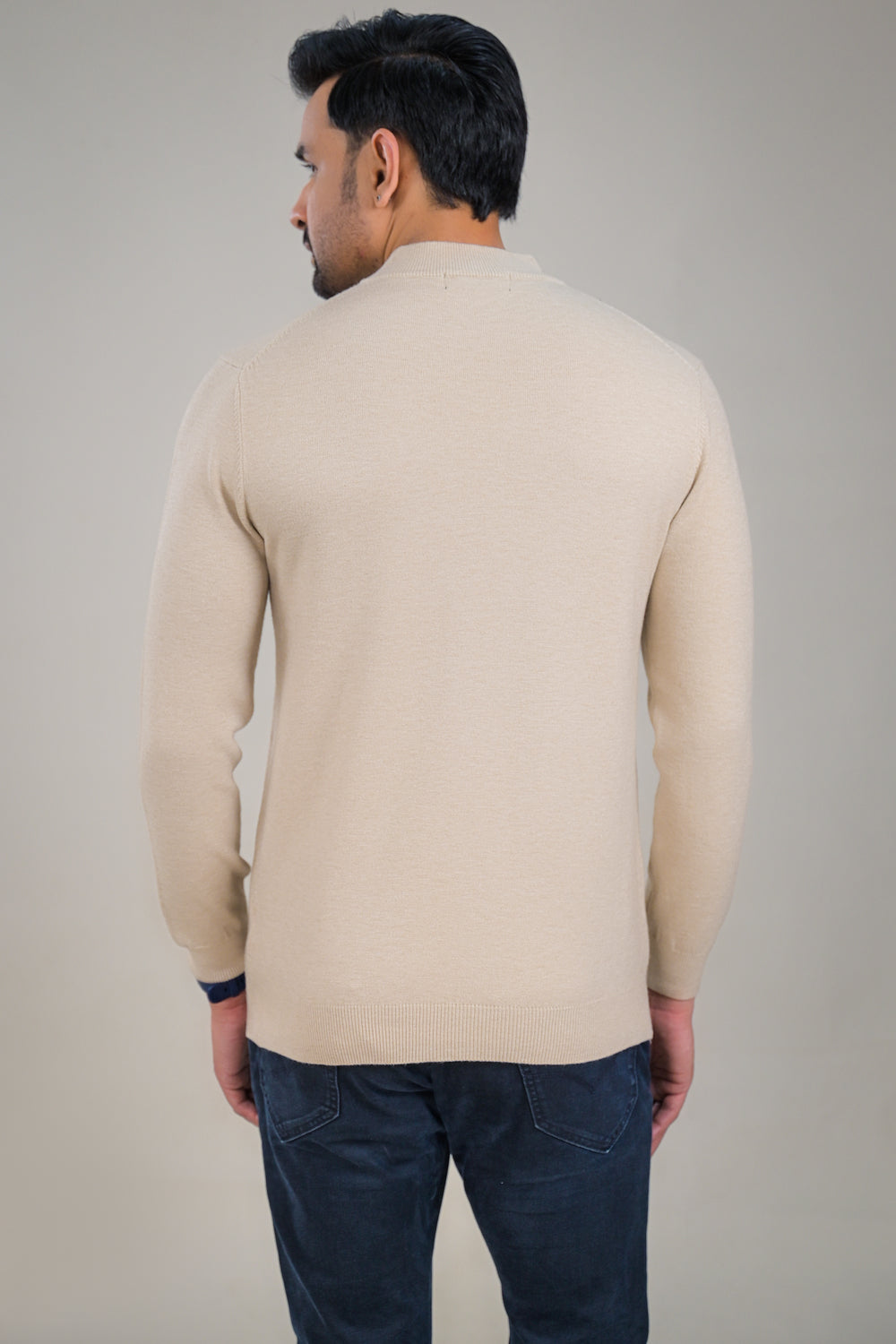 Soul Armor Classic Solid  Wool Blend Turtleneck Sweater