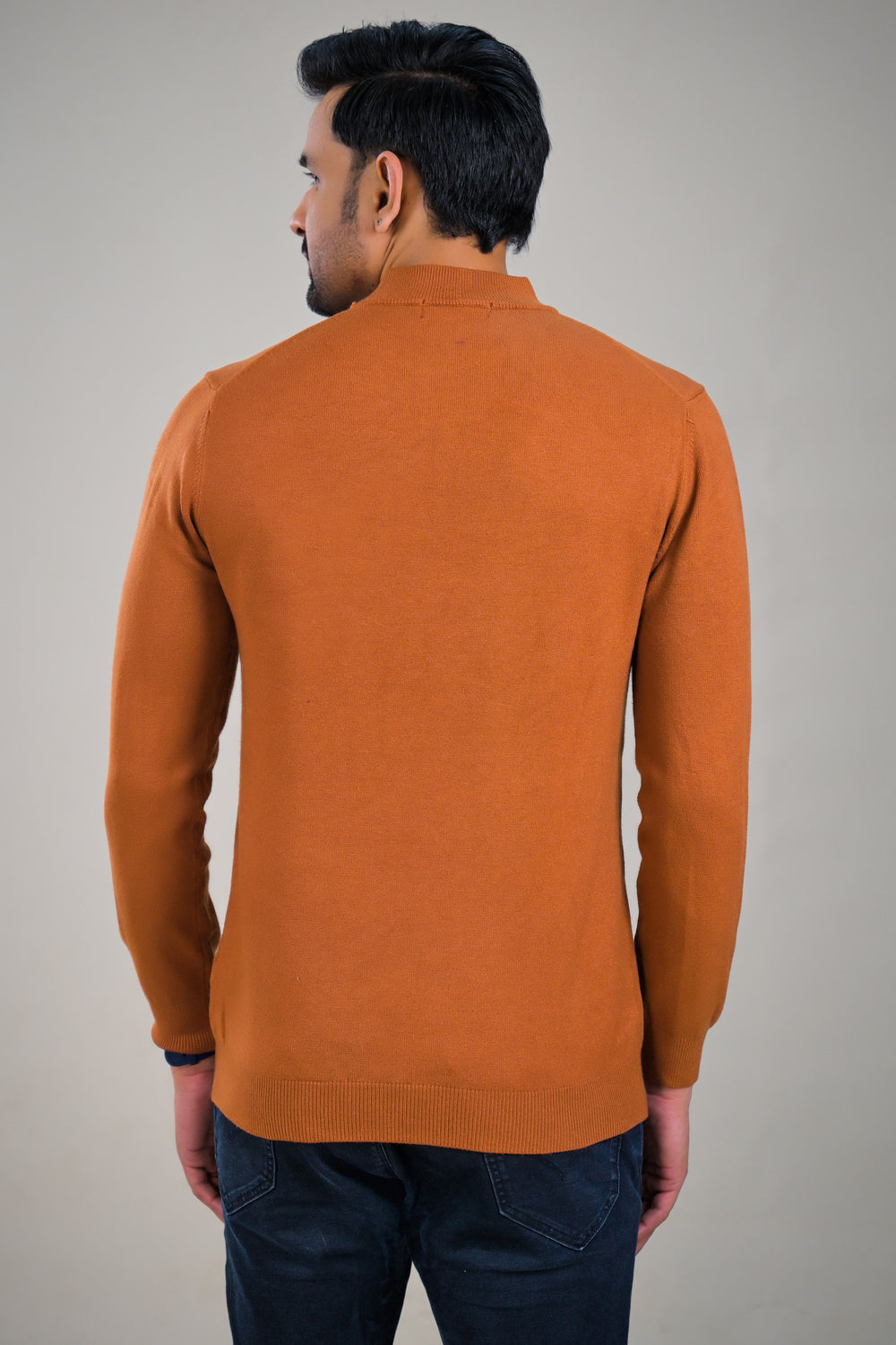 Soul Armor Classic Solid  Wool Blend Turtleneck Sweater