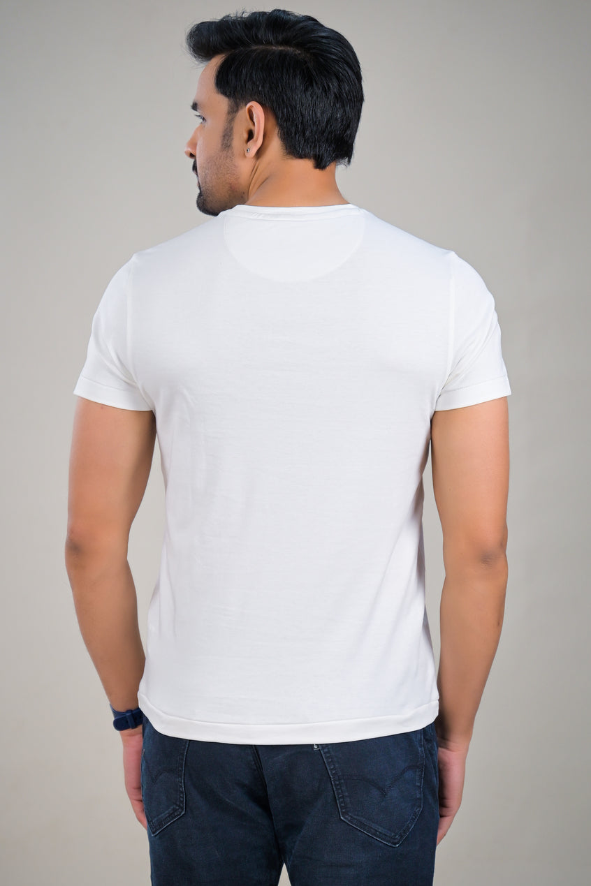 US Polo Mens crew Neck with Chest Stripe t-shirt