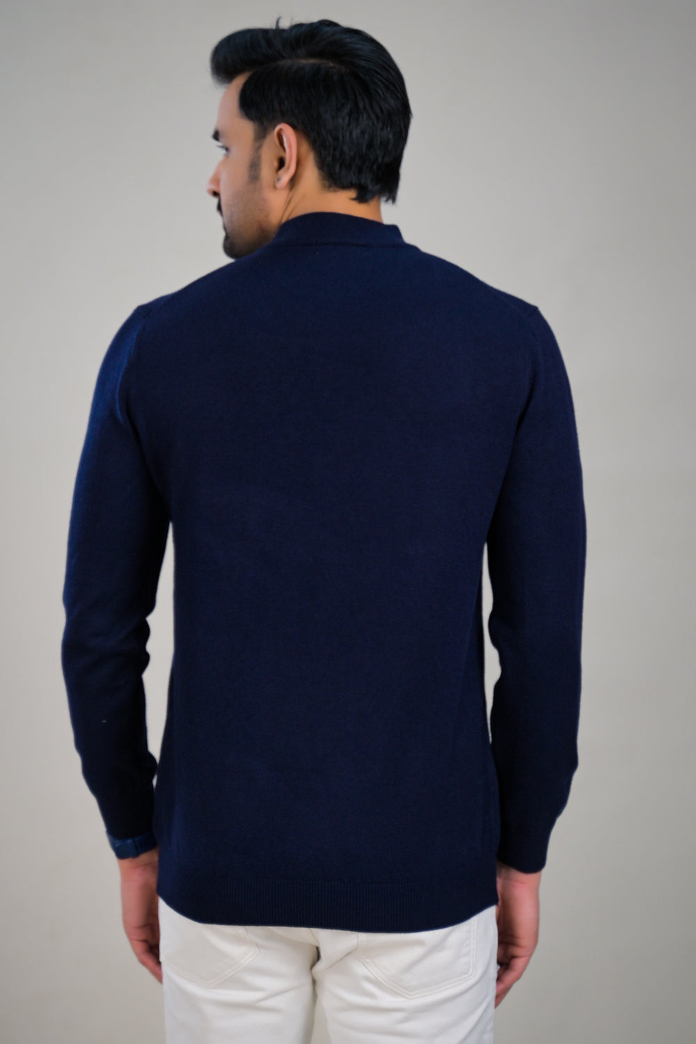 Soul Armor Classic Solid  Wool Blend Turtleneck Sweater