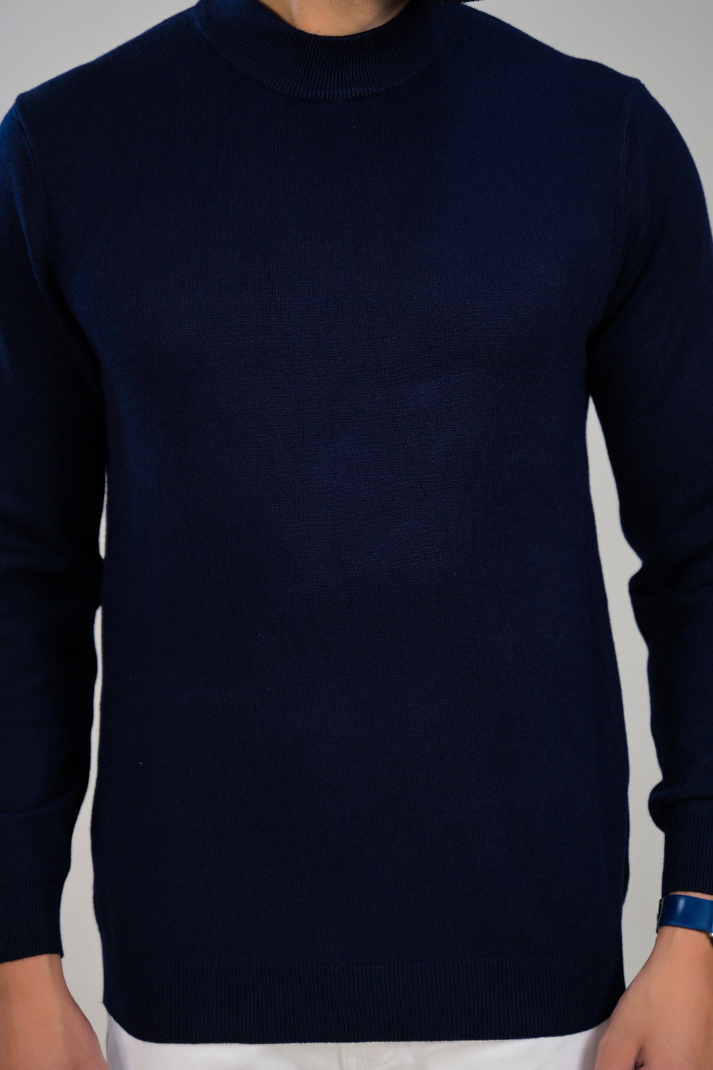Soul Armor Classic Solid  Wool Blend Turtleneck Sweater