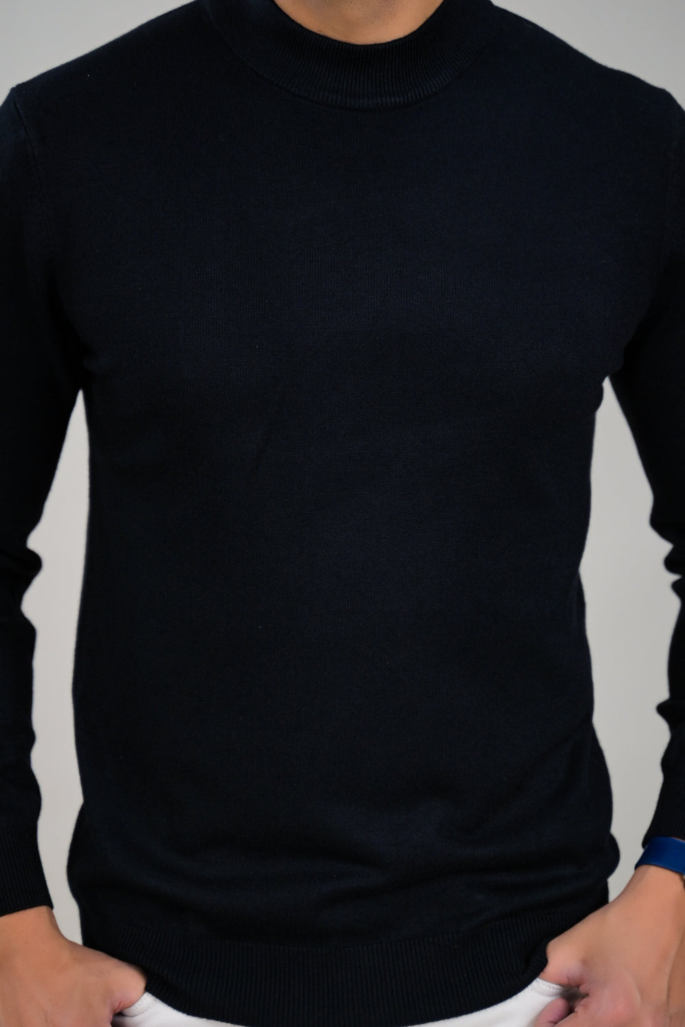 Soul Armor Classic Solid  Wool Blend Turtleneck Sweater