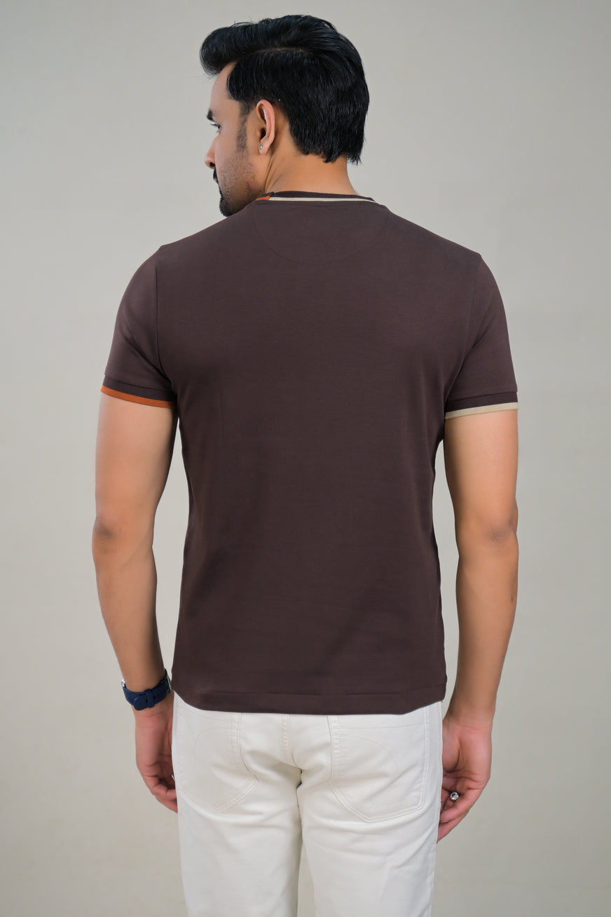 US Polo Mens Classic Solid Round Neck T-Shirt