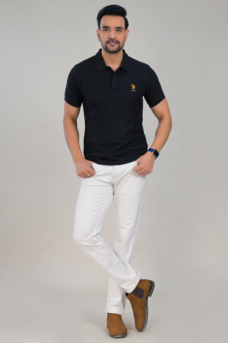 US Polo Mens Half Sleeve Polo T-Shirt