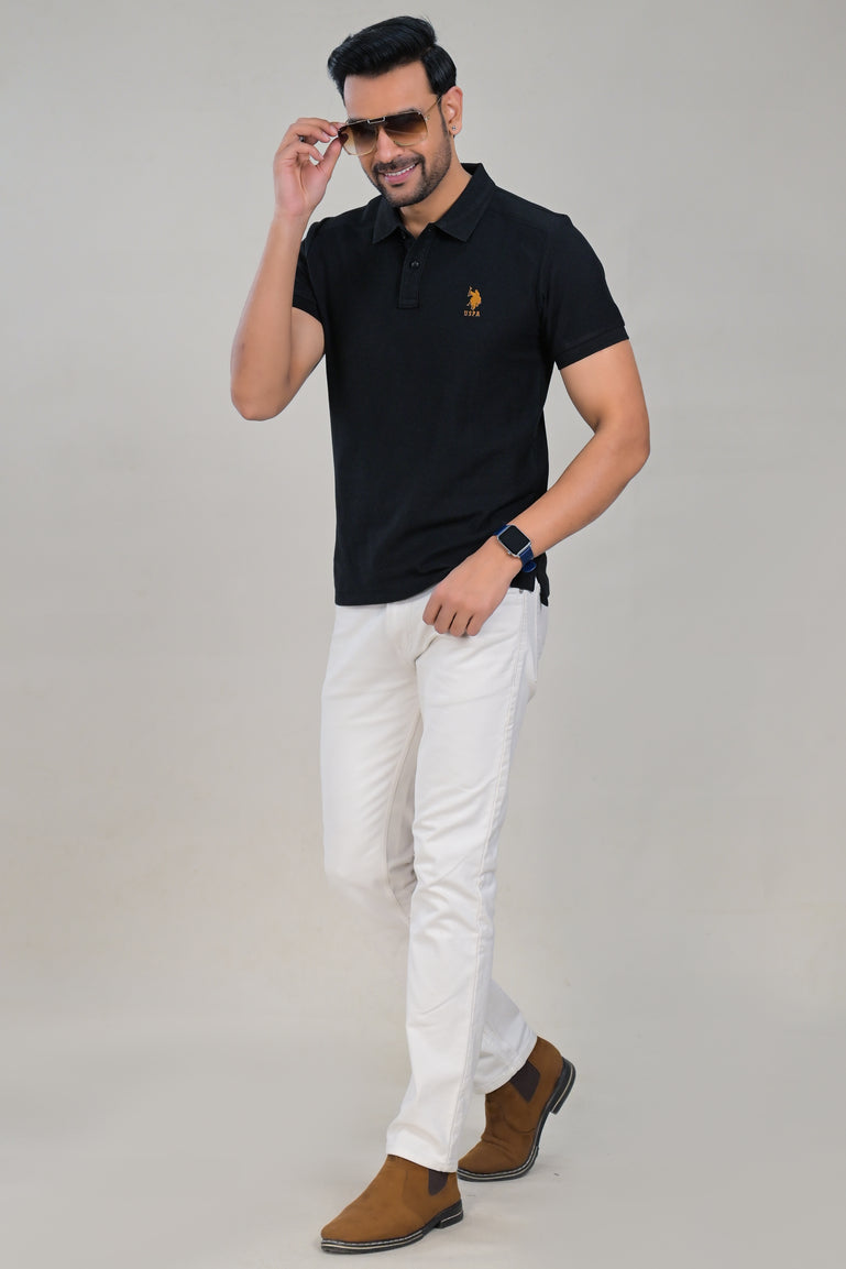 US Polo Mens Half Sleeve Polo T-Shirt