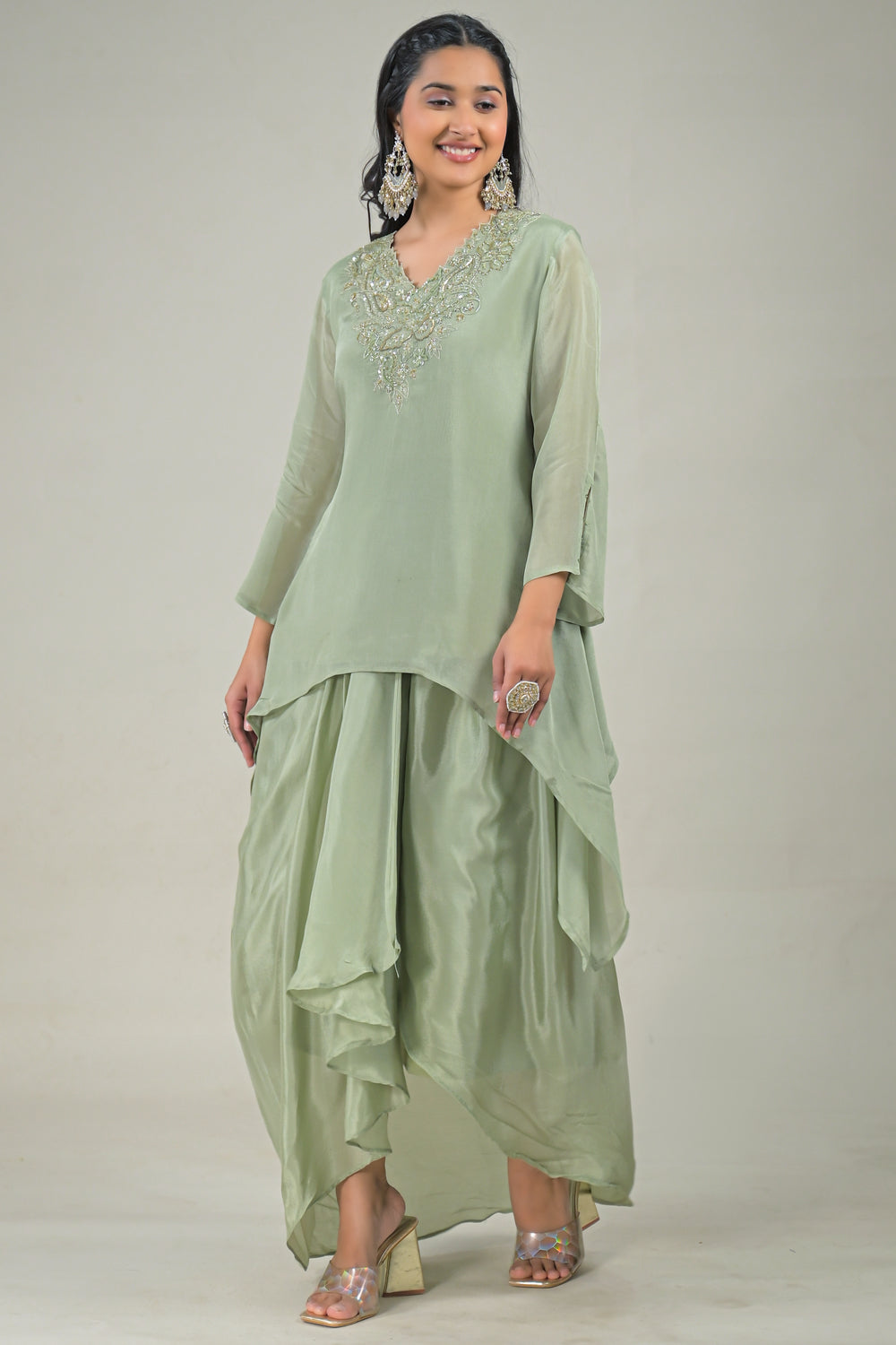 Soul Armor Designer Embroidered Co-Ord Set for Women