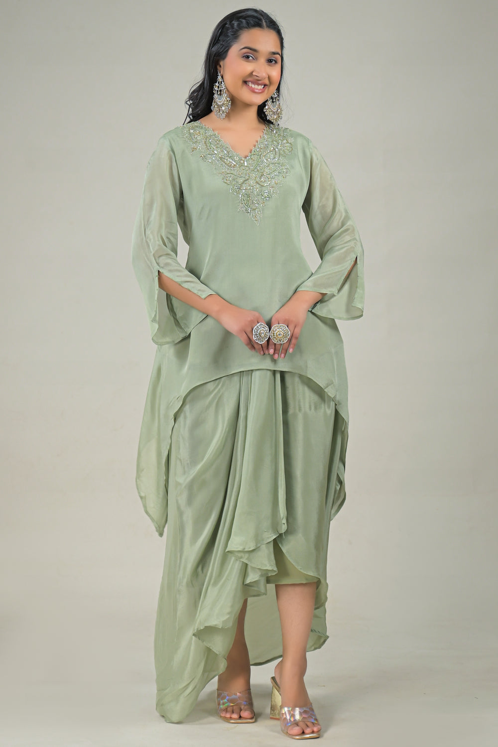Soul Armor Designer Embroidered Co-Ord Set for Women