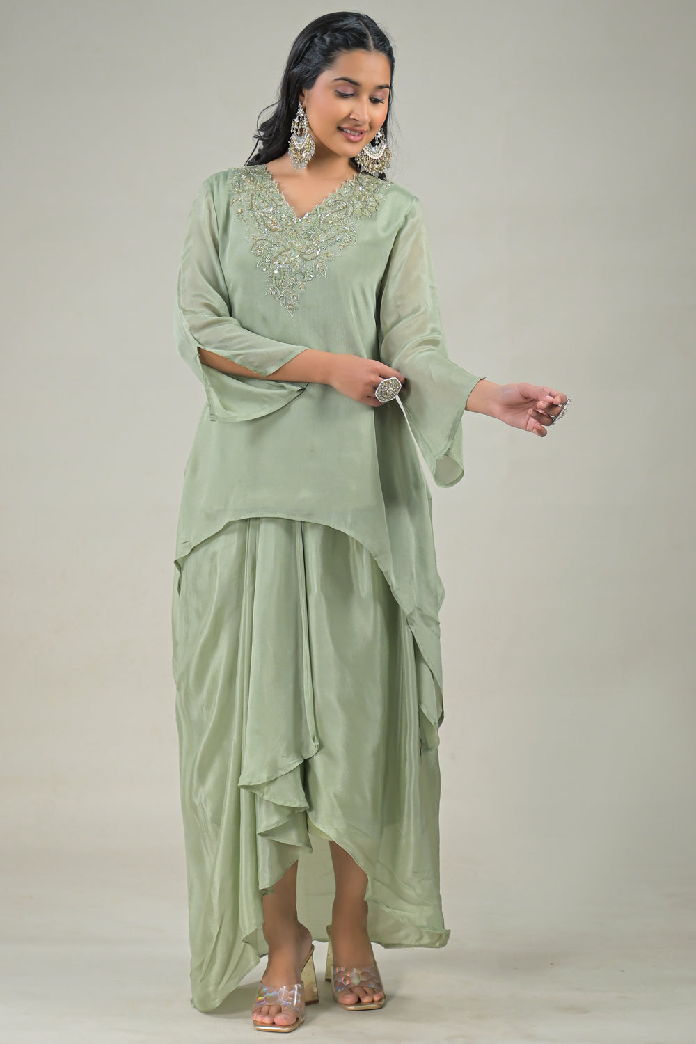 Soul Armor Designer Embroidered Co-Ord Set for Women