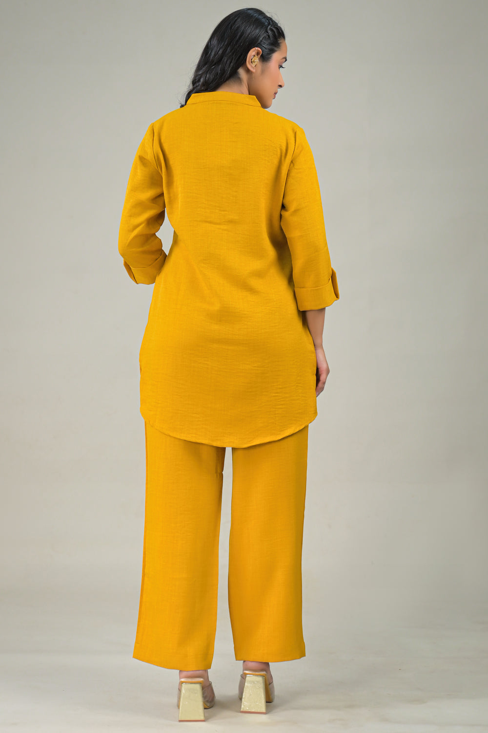 Soul Armor Minimal Solid Kurta Co-Ord Set