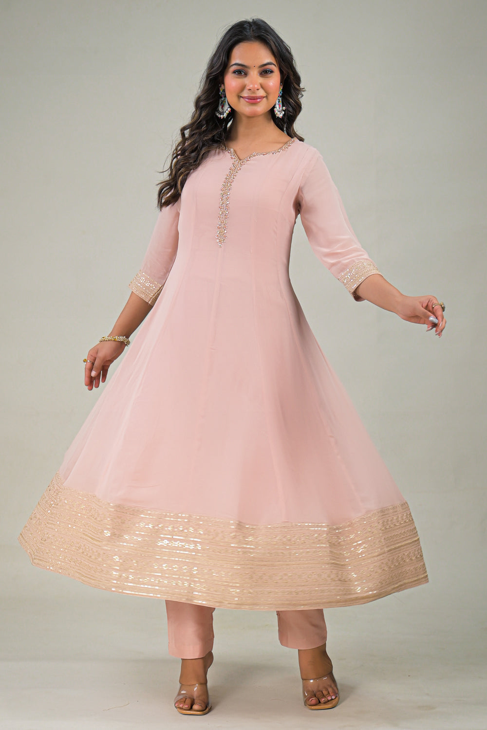 Soul Armor Embroidered Straight Kurta Set with Matching Dupatta