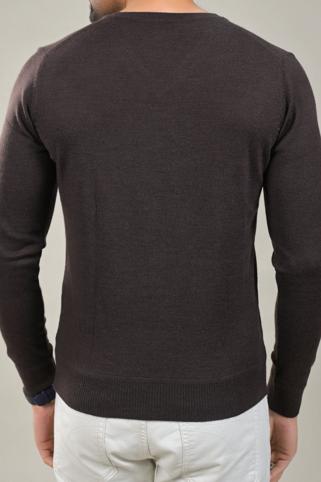 Raymond Solid V-Neck Knit Pullover Sweater